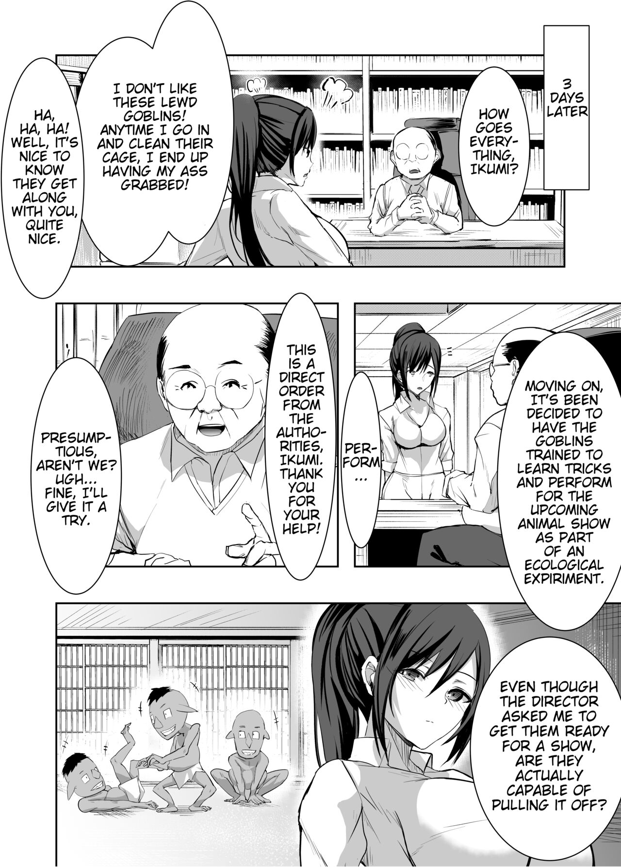 The Zookeeper Who Got Fucked by Three Goblins page 9