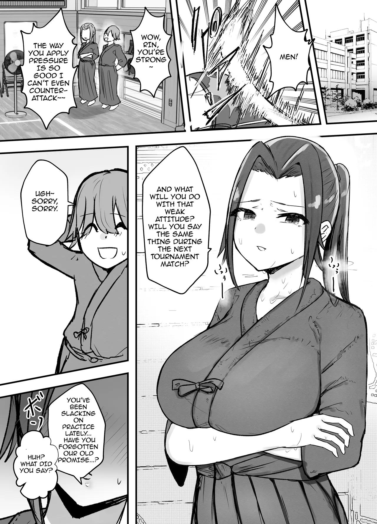 There's no way the captain of the kendo club like me could fall for a cuckoldry!! page 3