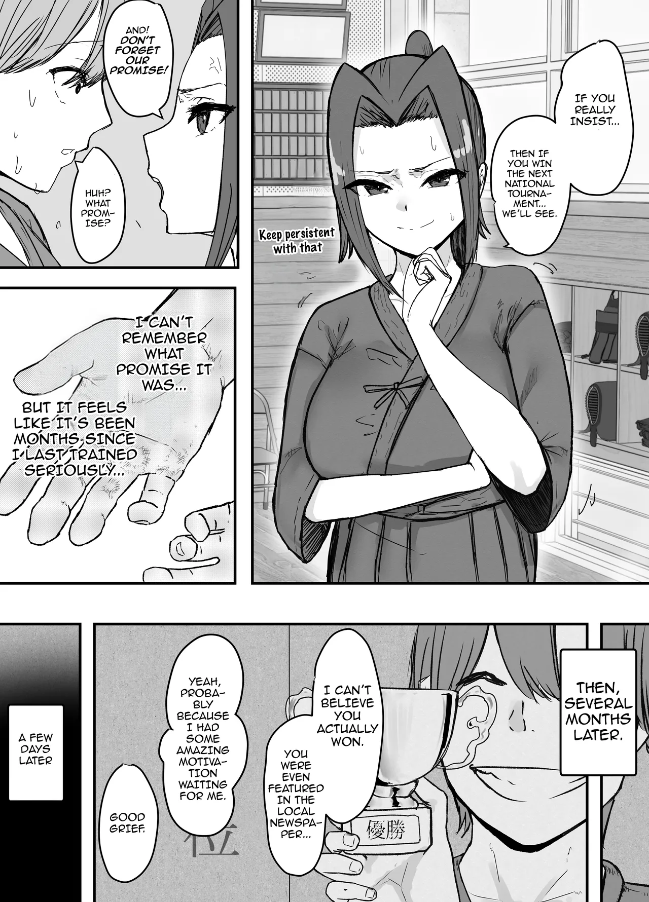 There's no way the captain of the kendo club like me could fall for a cuckoldry!! page 8