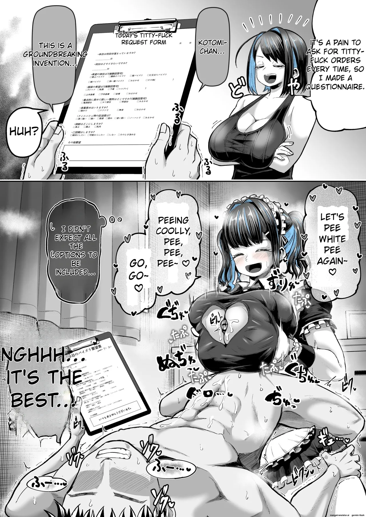 This is the story of how she came to love titjobs! page 16
