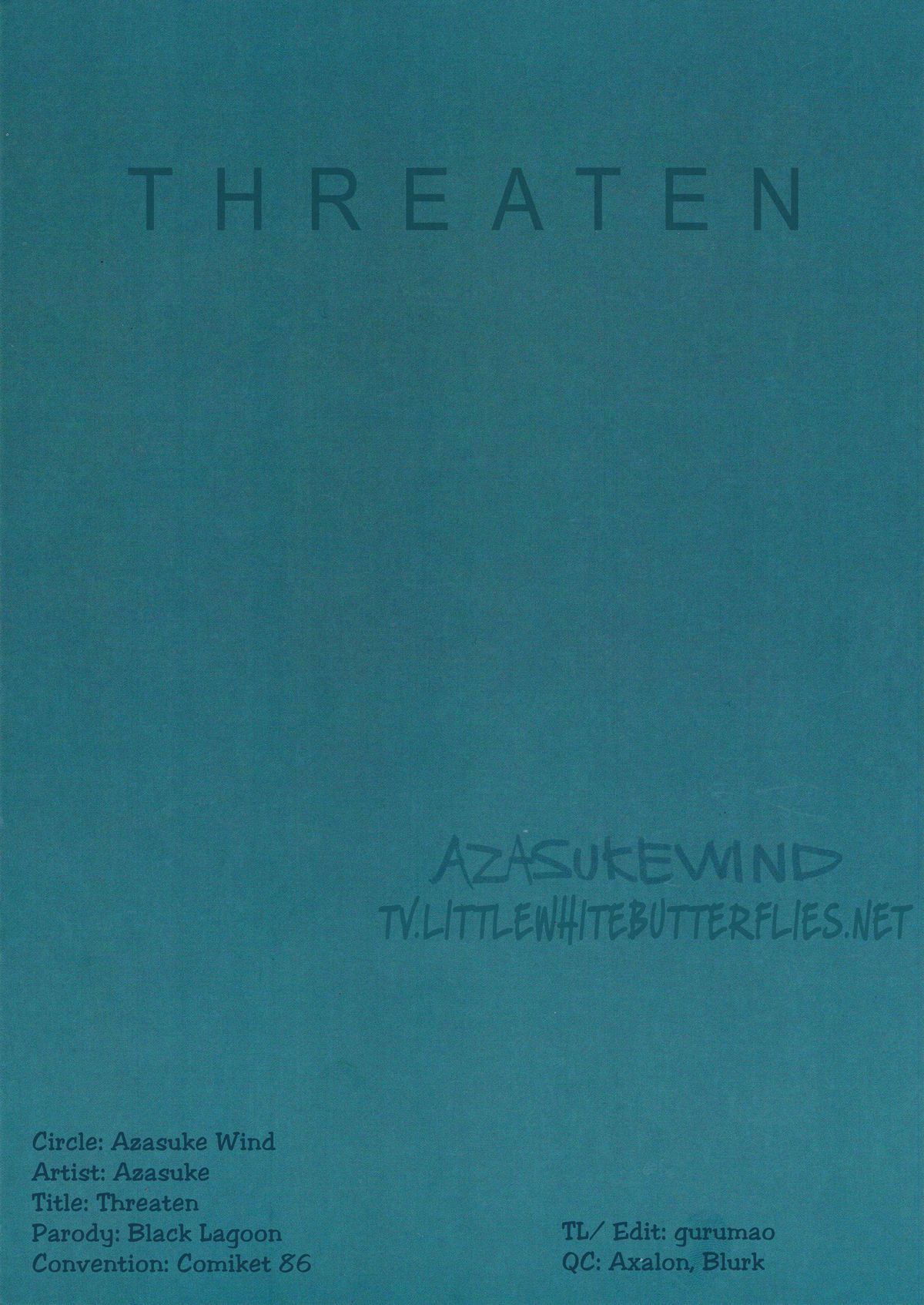 THREATEN (Black Lagoon) [English] =TV= page 26