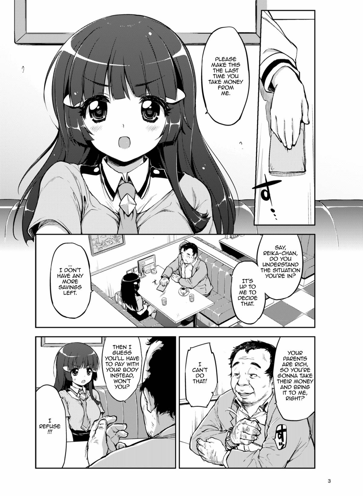 Threatened Reika-chan page 3
