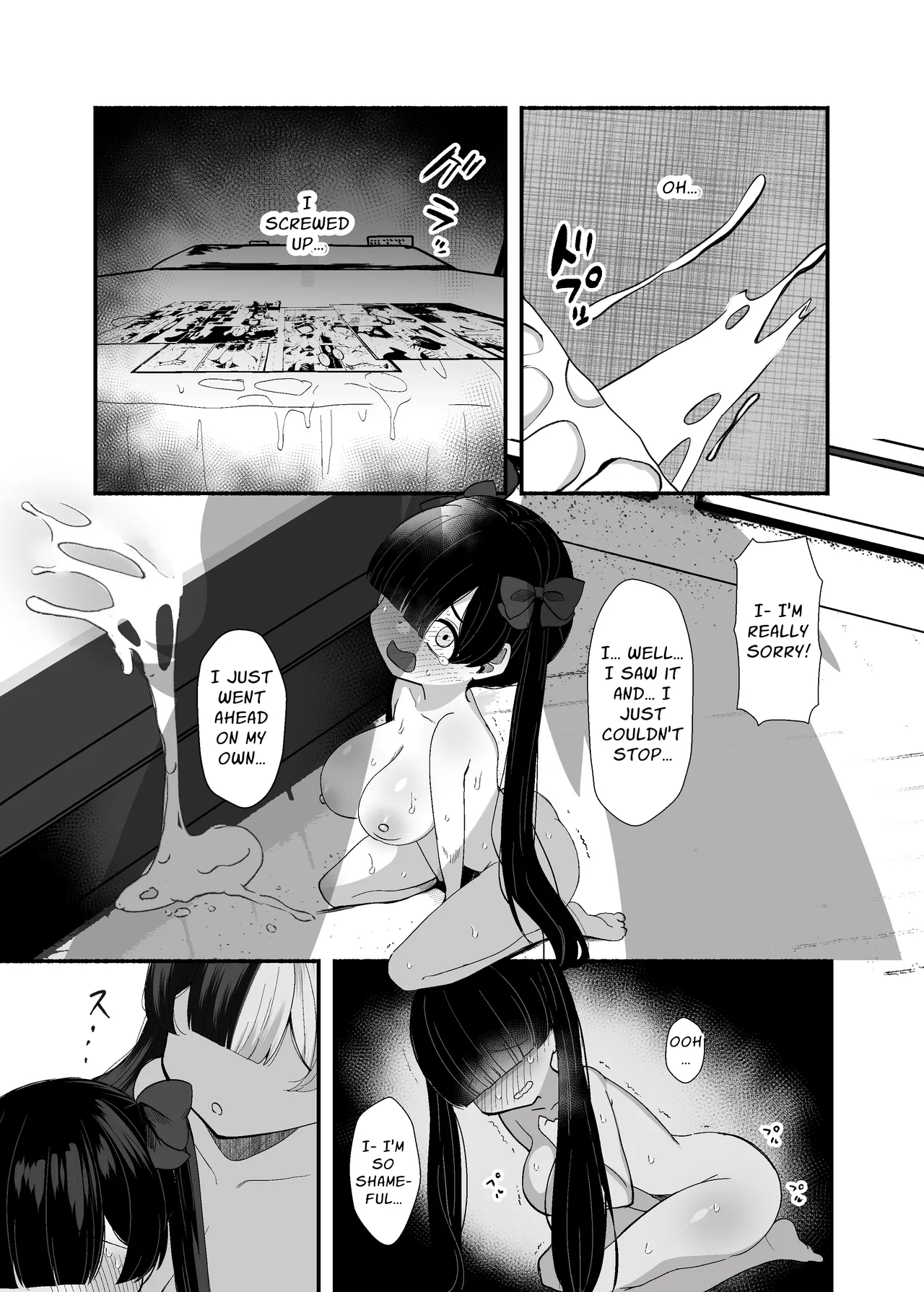 Three Dick Girls Jerked Off To Their Summer Comiket Loot, Fucked, And Then Did It Again page 17