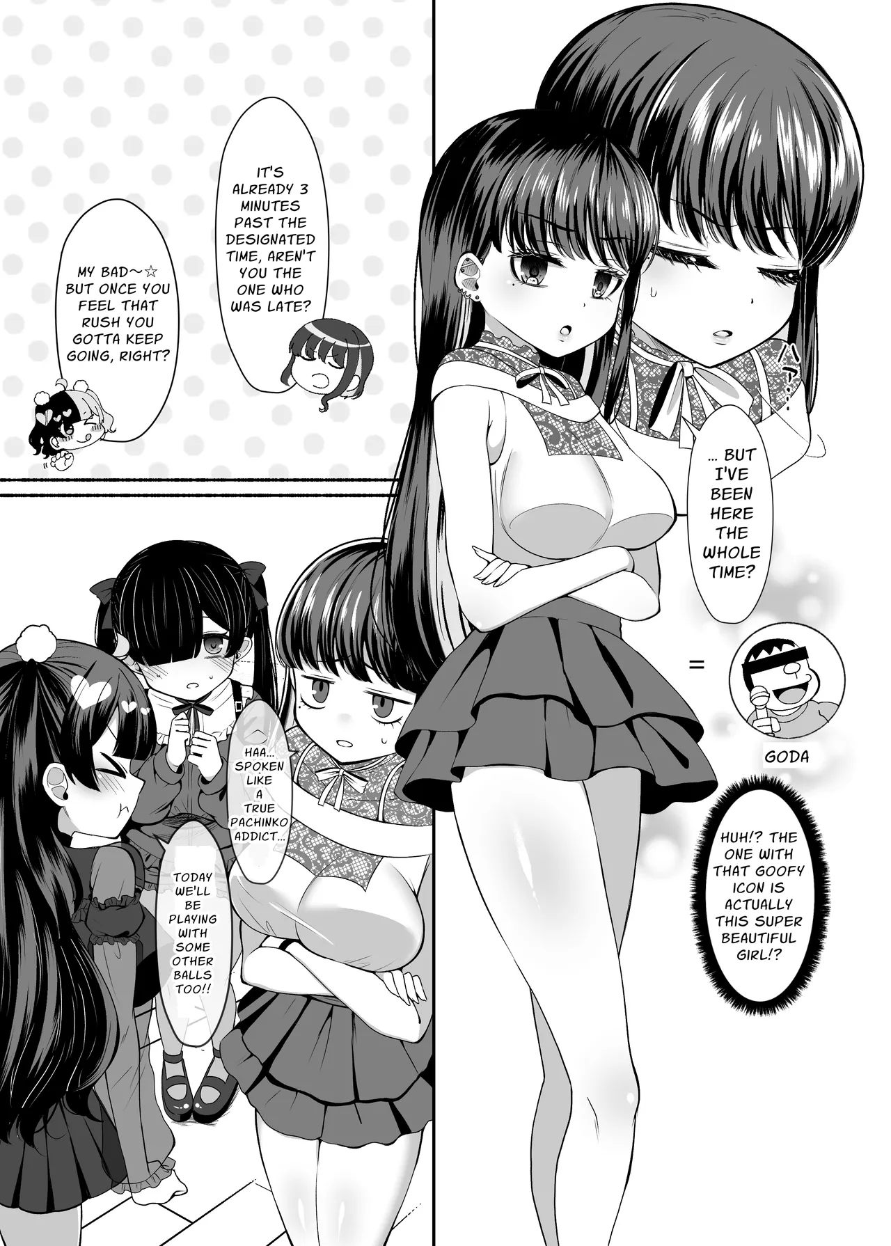 Three Dick Girls Jerked Off To Their Summer Comiket Loot, Fucked, And Then Did It Again page 4
