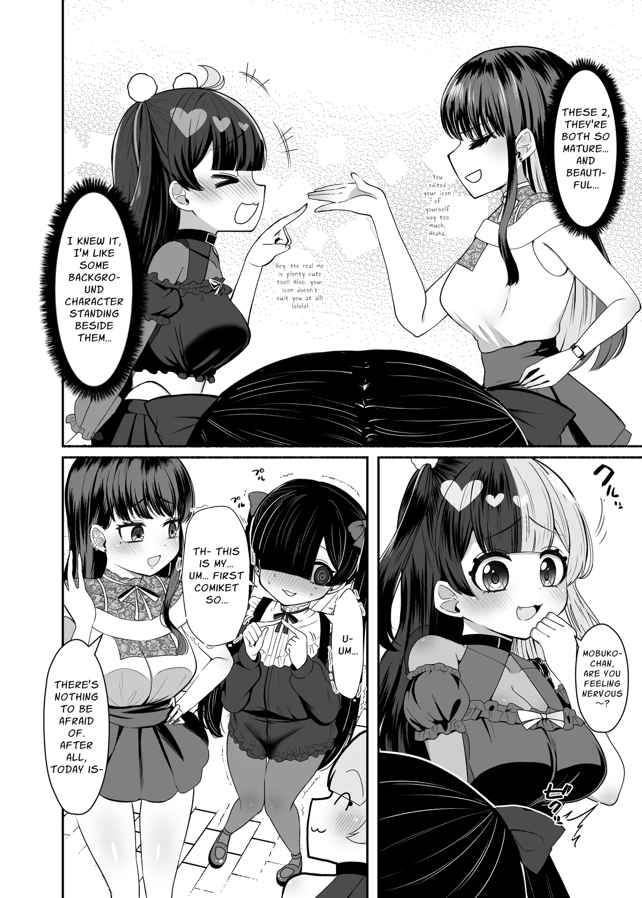 Three Dick Girls Jerked Off To Their Summer Comiket Loot, Fucked, And Then Did It Again page 5