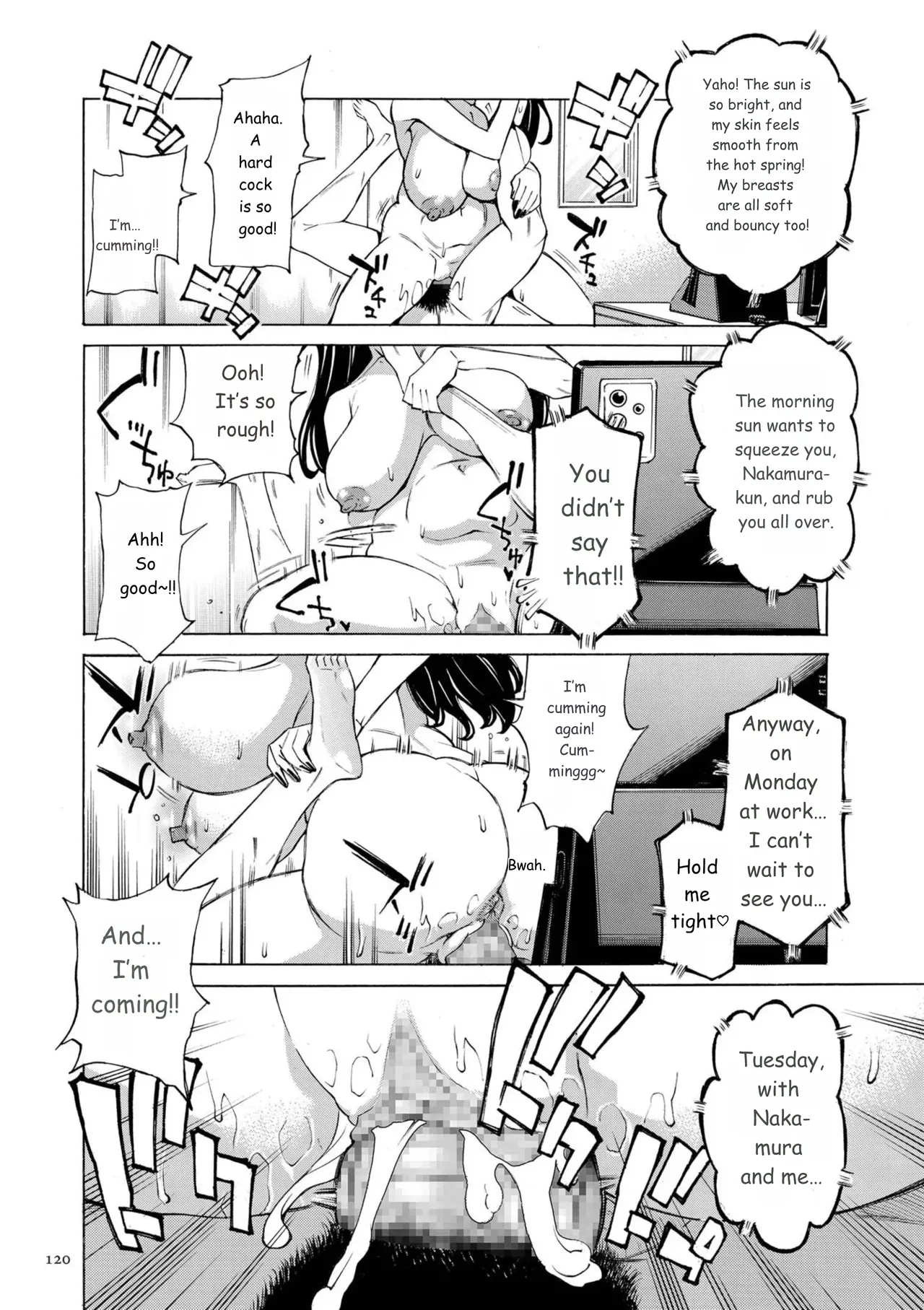 Three MILFs Fukura-ke no Inran 3 Jukujo page 120