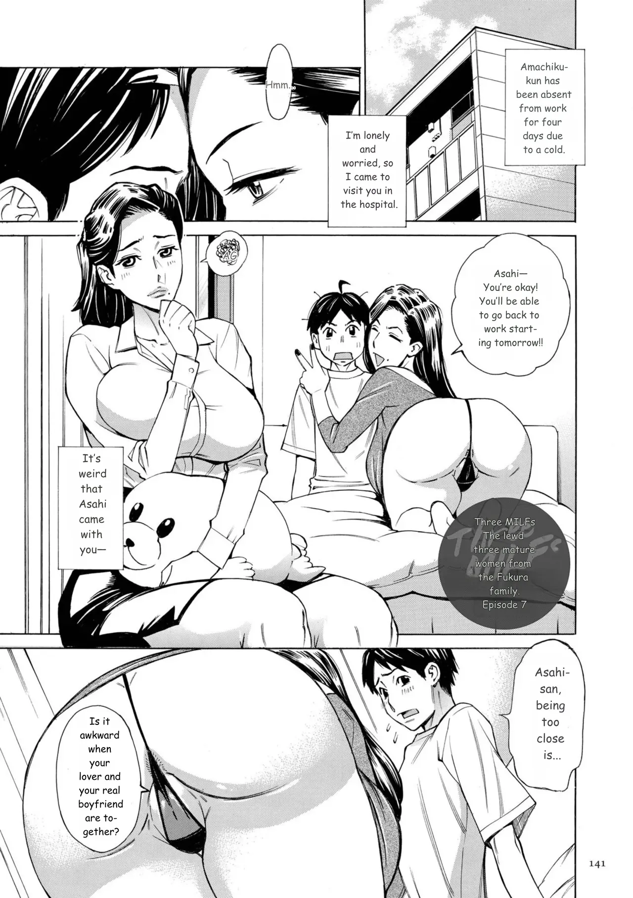 Three MILFs Fukura-ke no Inran 3 Jukujo page 141