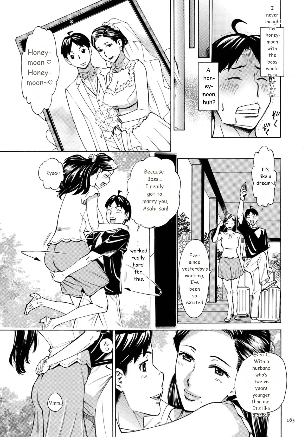 Three MILFs Fukura-ke no Inran 3 Jukujo page 165