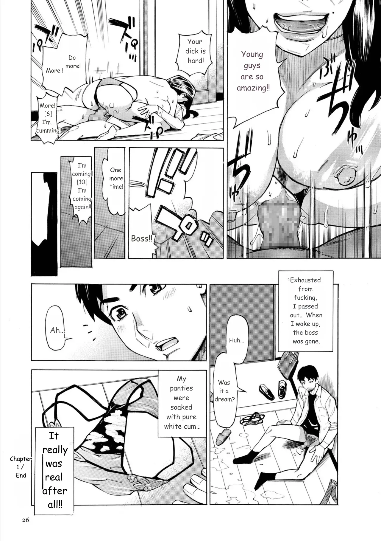 Three MILFs Fukura-ke no Inran 3 Jukujo page 26
