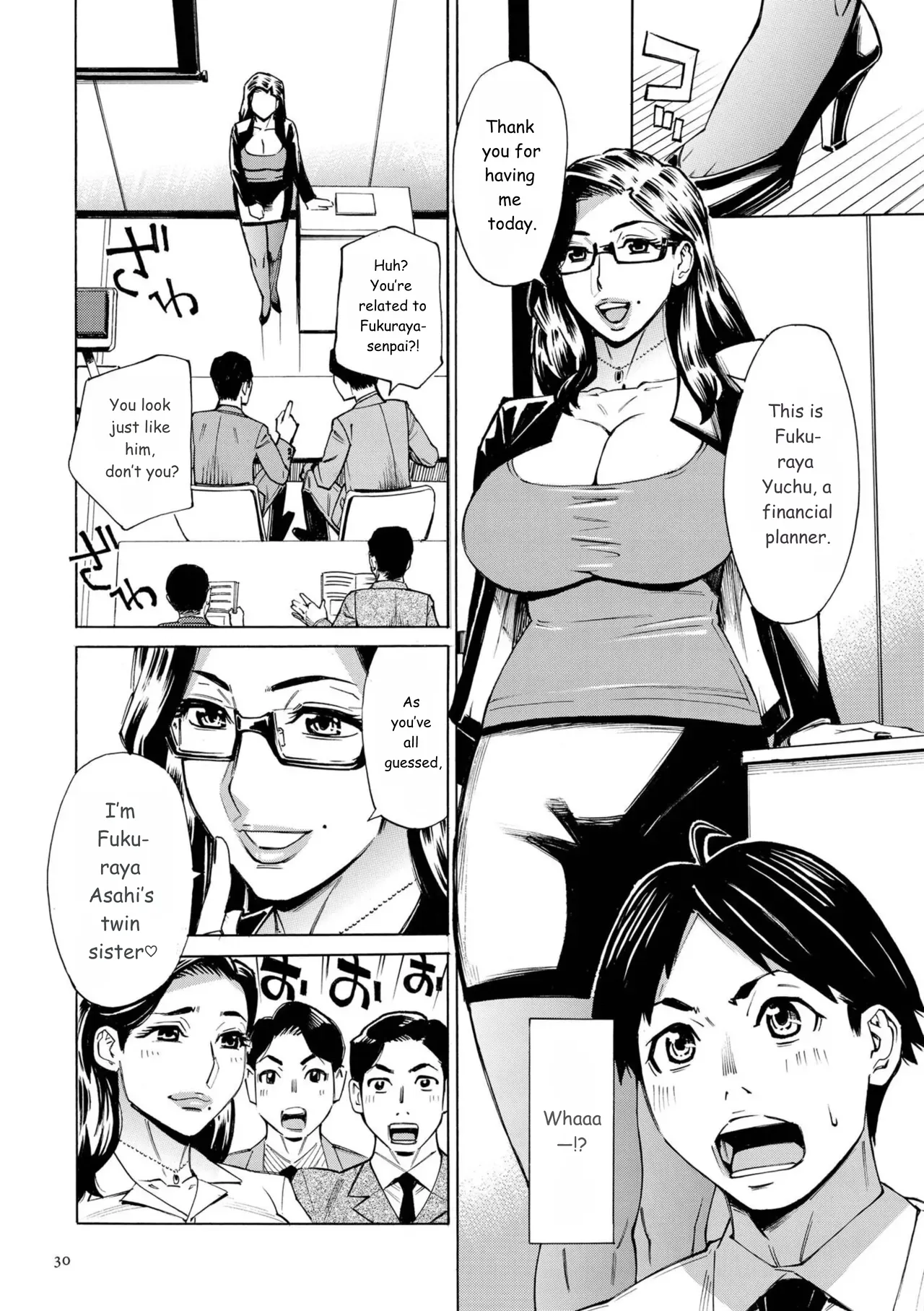Three MILFs Fukura-ke no Inran 3 Jukujo page 30