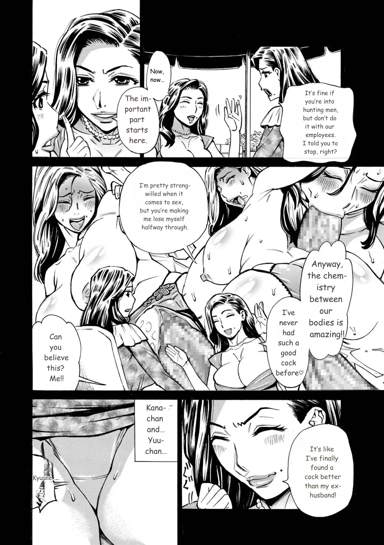 Three MILFs Fukura-ke no Inran 3 Jukujo page 54