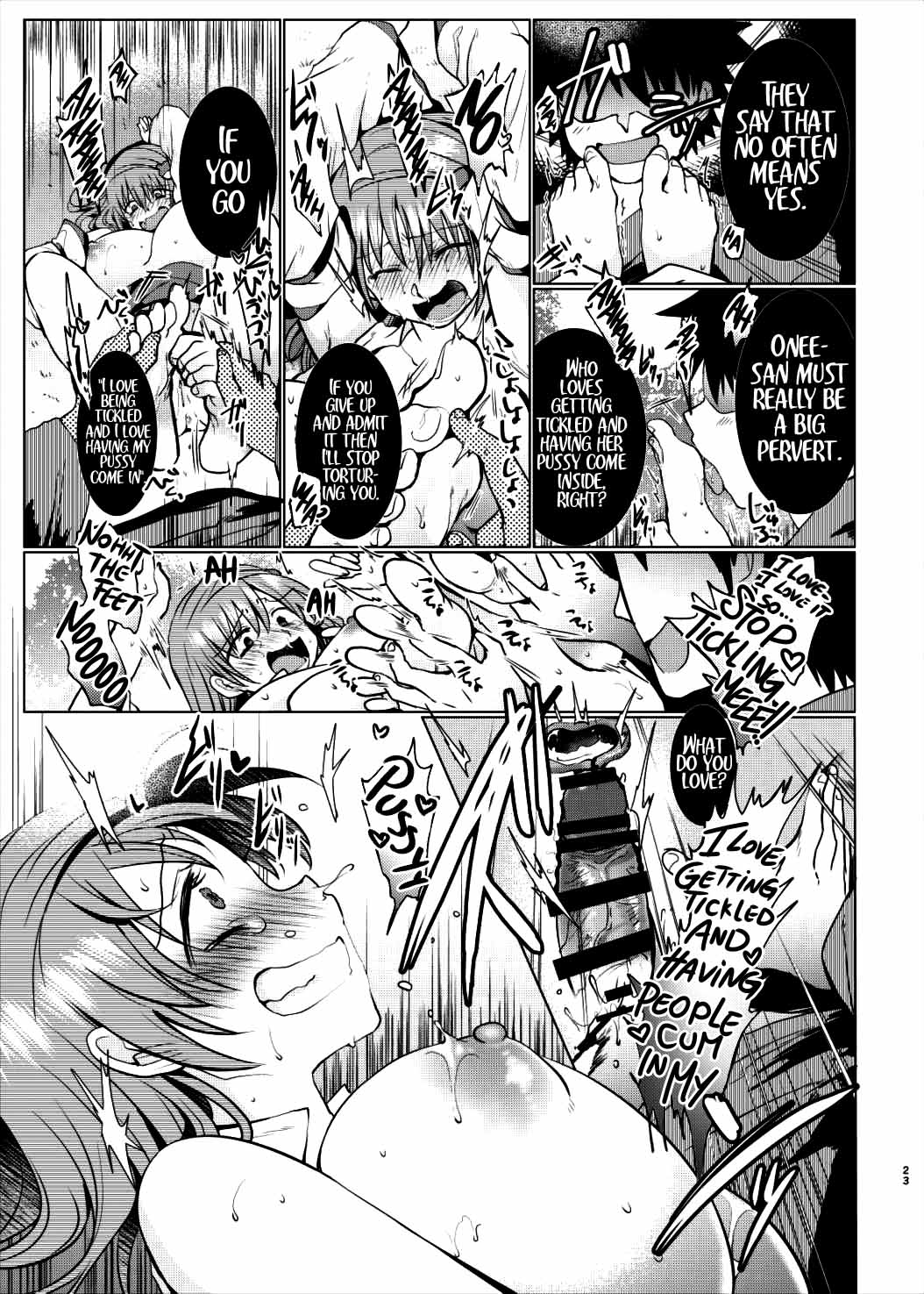 Tickle Assault Sanae-san page 22