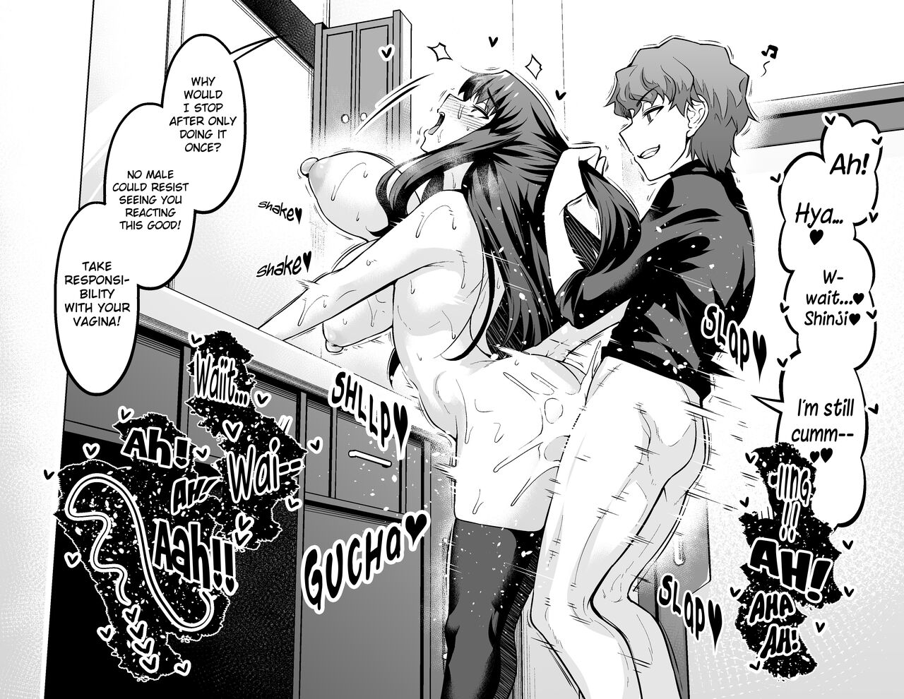 Tohsaka Rin, Shinji to Uwaki Sex Suru page 16