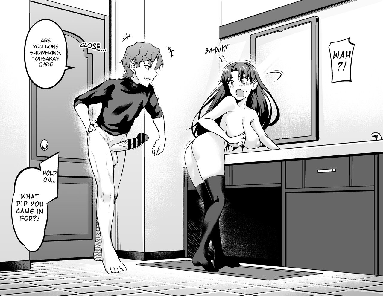 Tohsaka Rin, Shinji to Uwaki Sex Suru page 6