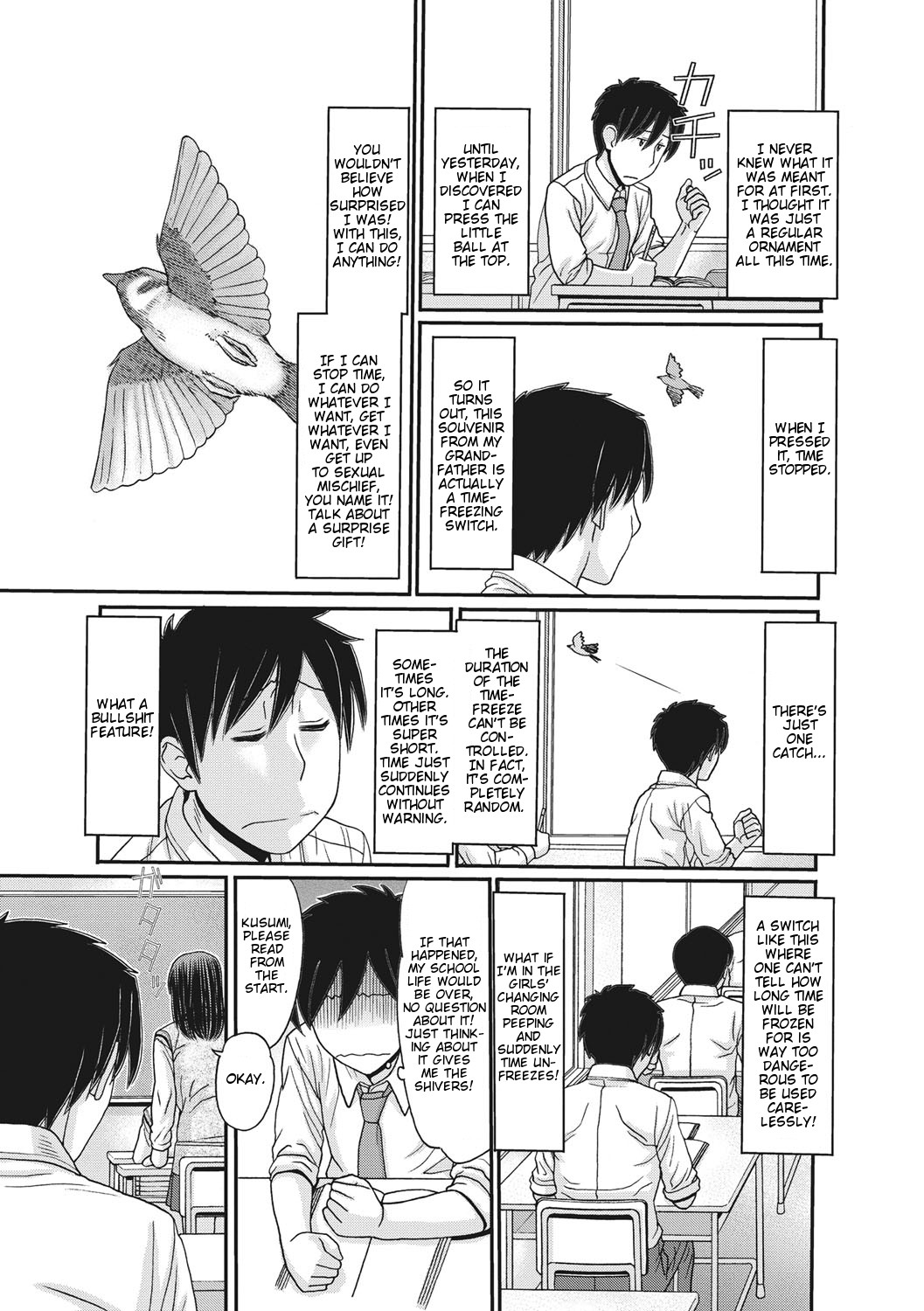 Toki & Meki -Sexual Breaths in a Time-Frozen World- Ch. 1-2 page 6