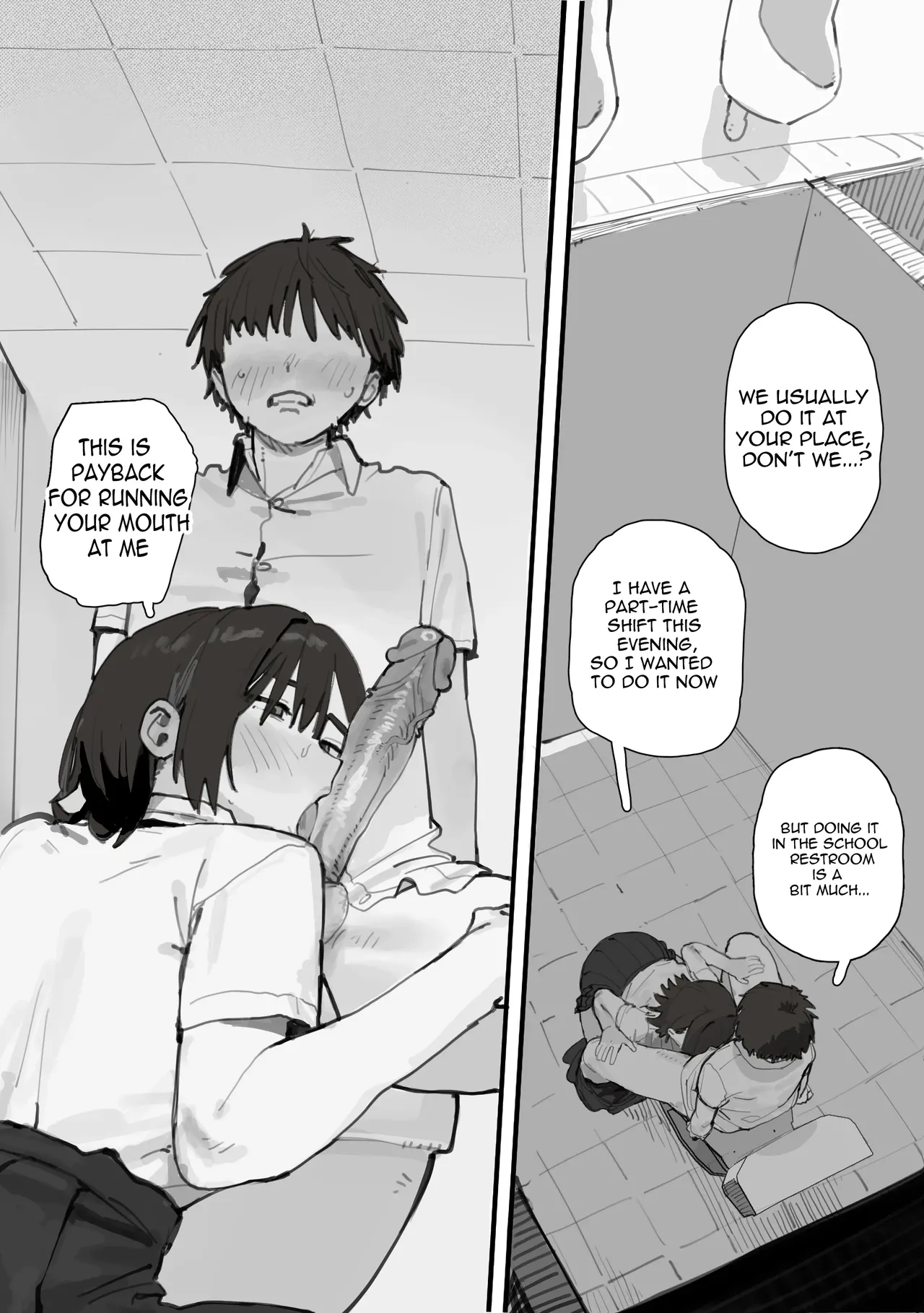 Tomboy Friend Good at Sucking page 2