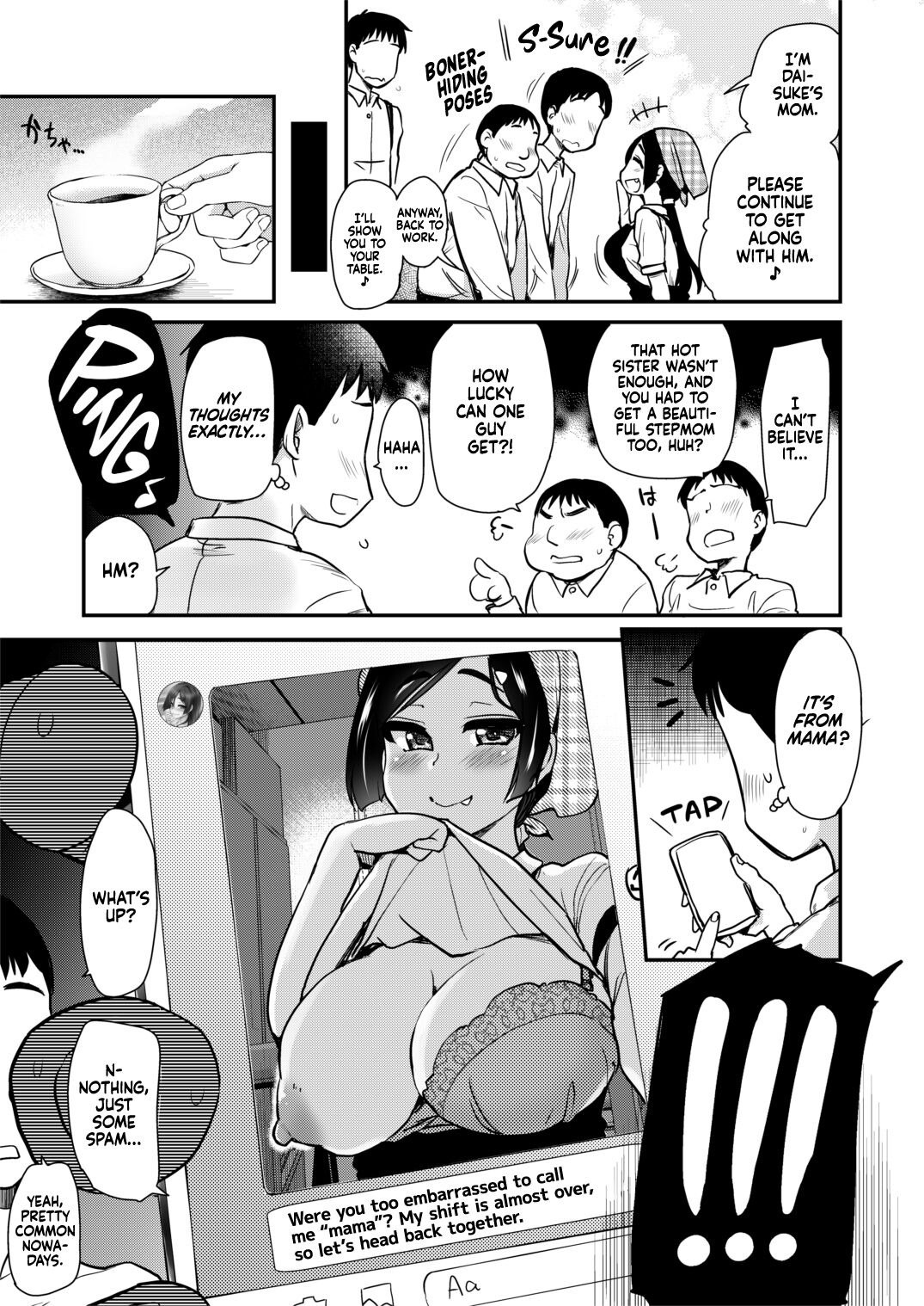 Tomodachi ga Urayamu H Sugiru Boku no Mama to Onee–chan wa, Tokoro Kamawazu Boku o Yuuwaku o Shite Kimasu. page 10