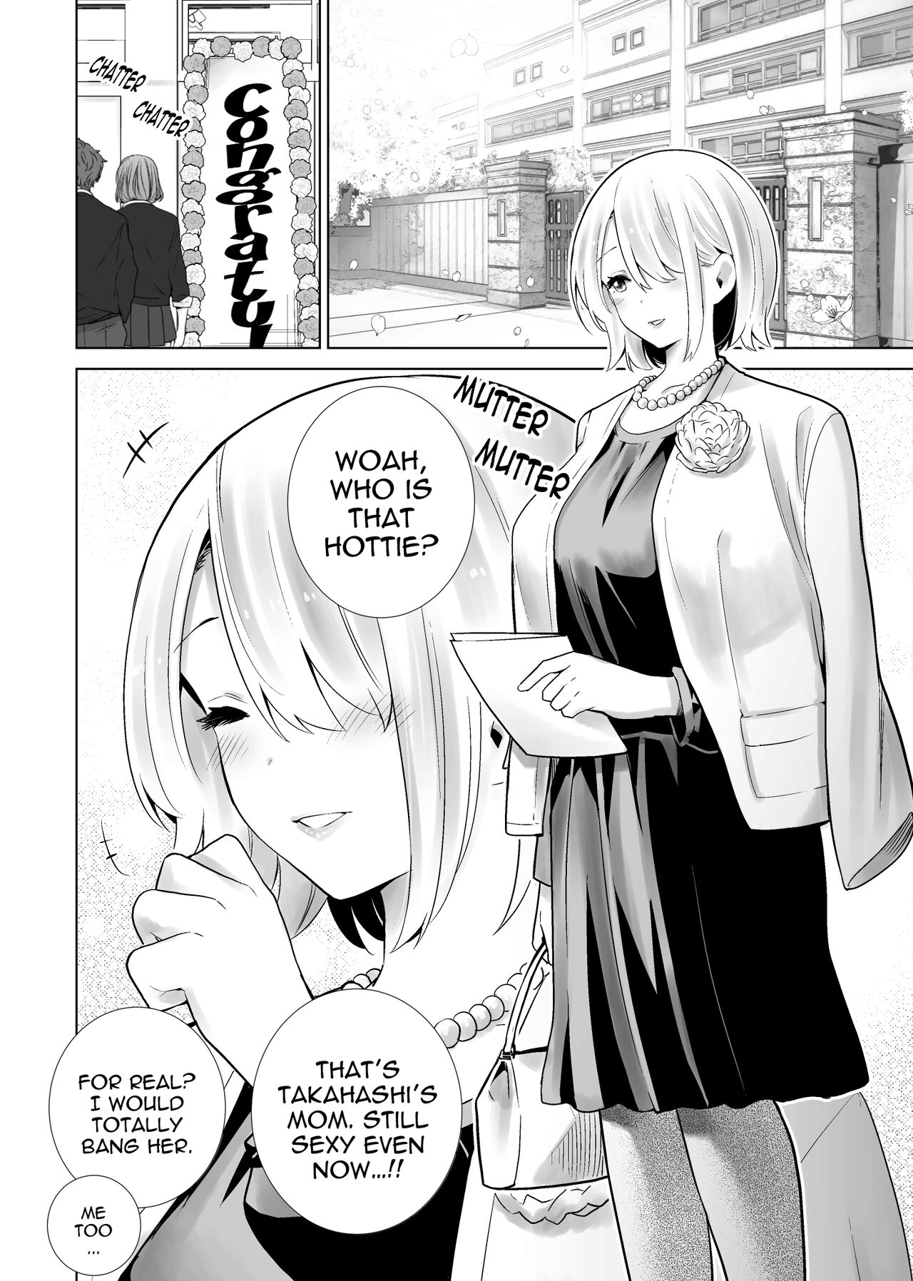 Tomodachi no Mama ga Boku no Dekachin de Ikimakutta Sotsugyoushiki page 2