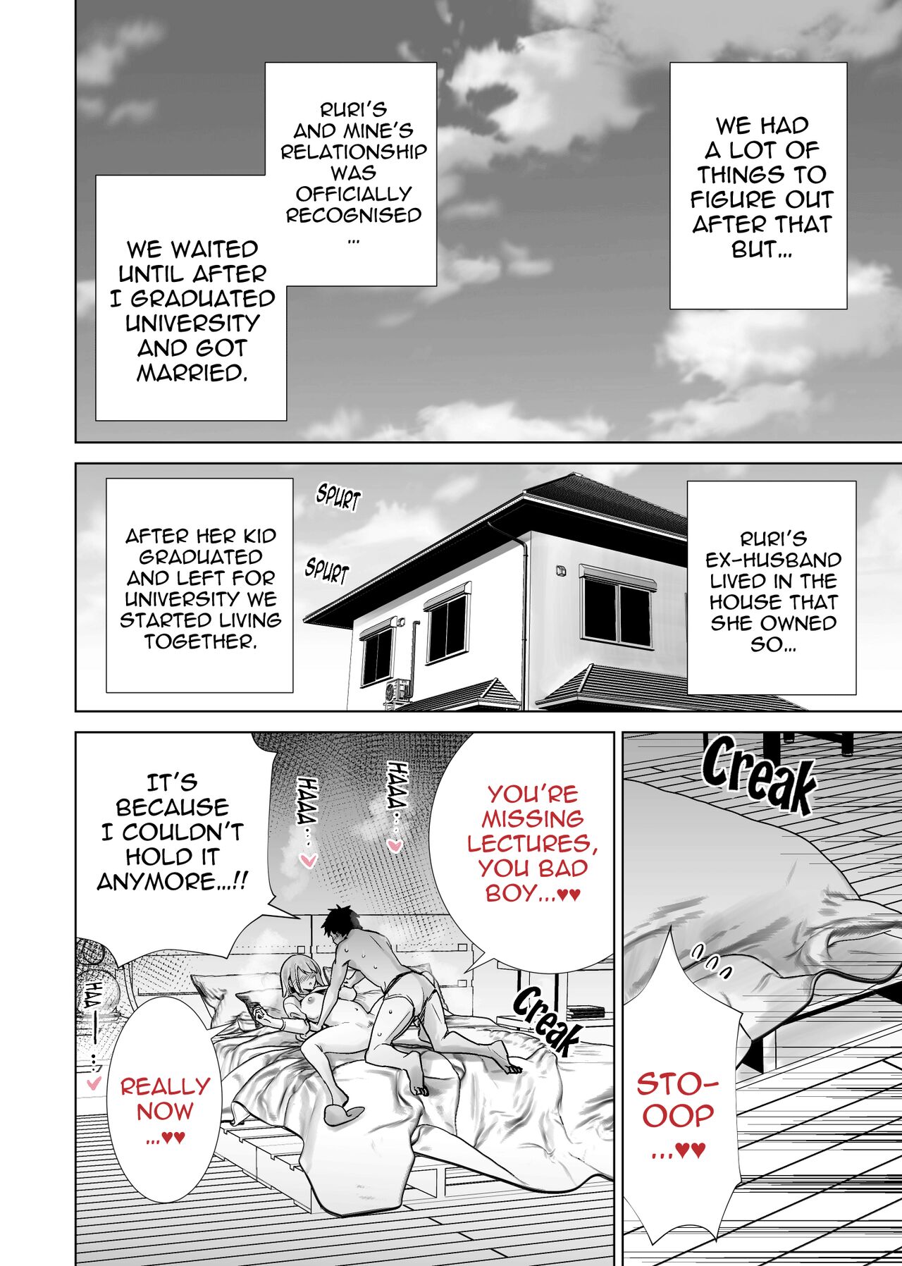 Tomodachi no Mama ga Boku no Dekachin de Ikimakutta Sotsugyoushiki page 36