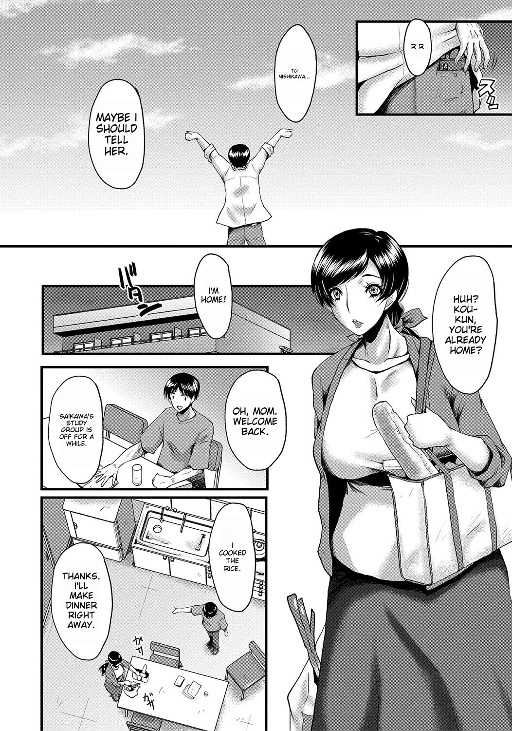 Tomodachi, Osananajimi mo Kaa-san mo Netorareru page 61