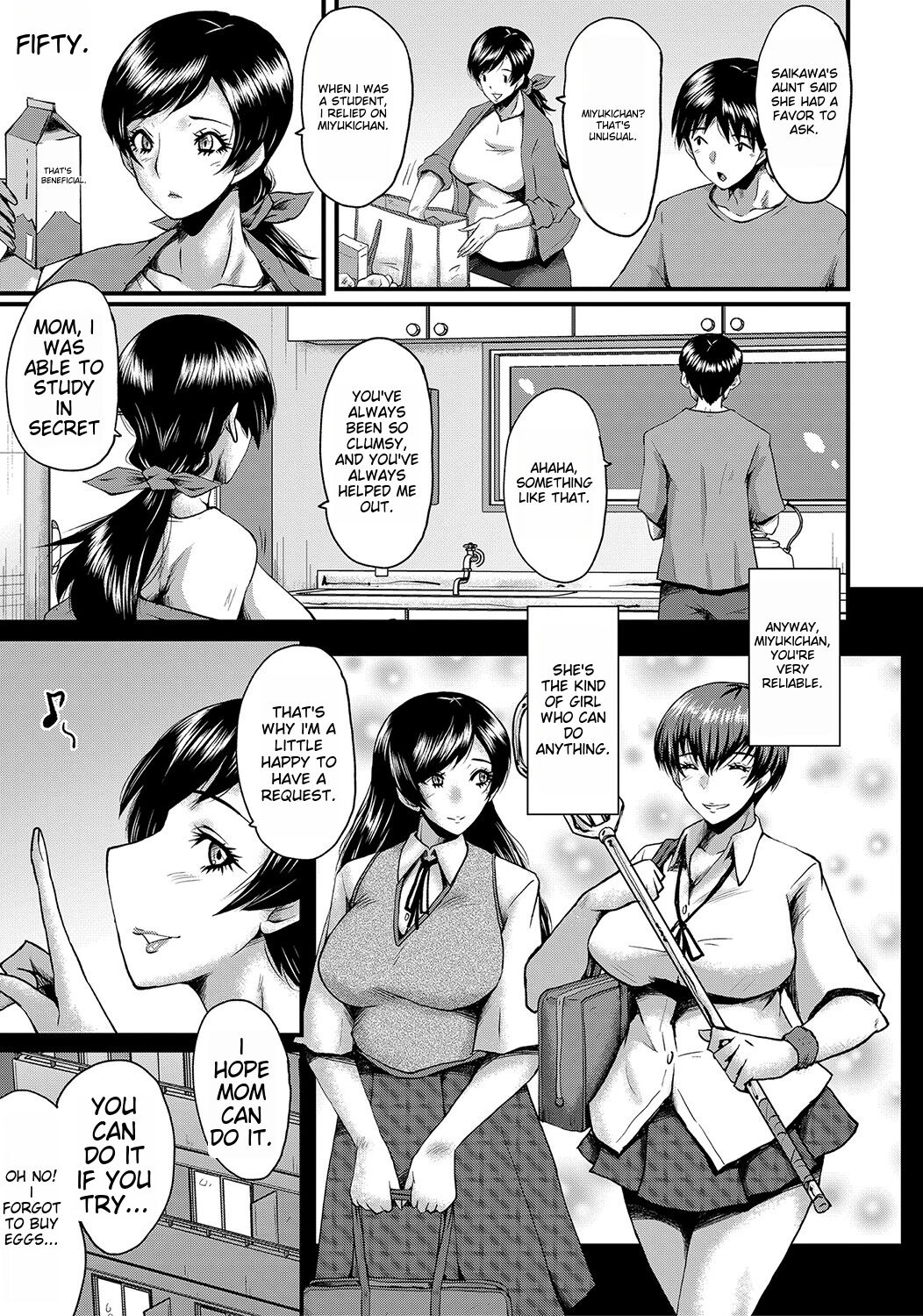 Tomodachi, Osananajimi mo Kaa-san mo Netorareru page 62