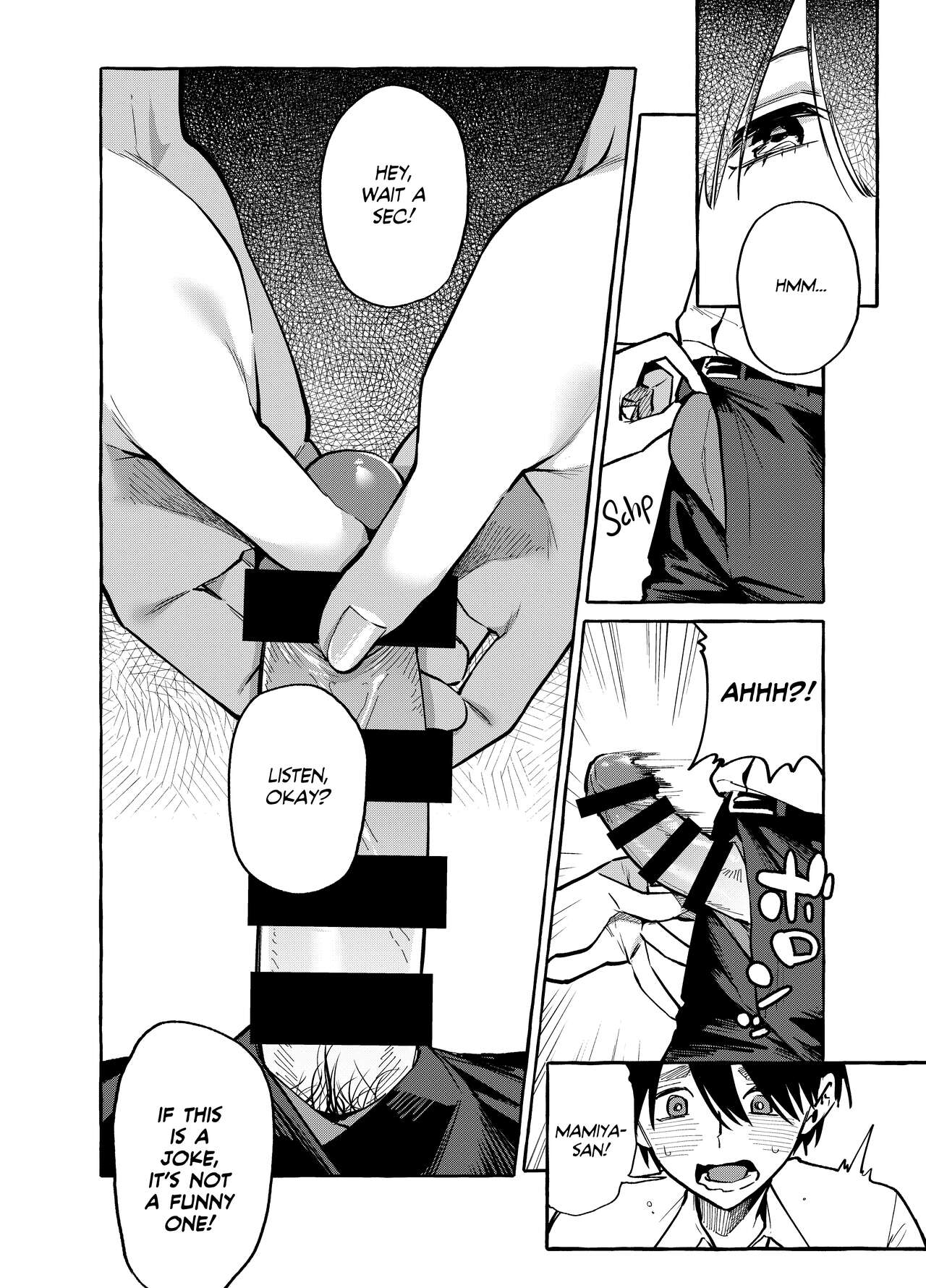 Tonari no Seki no Mamiya-san - Mamiya shows off her boobs. page 19