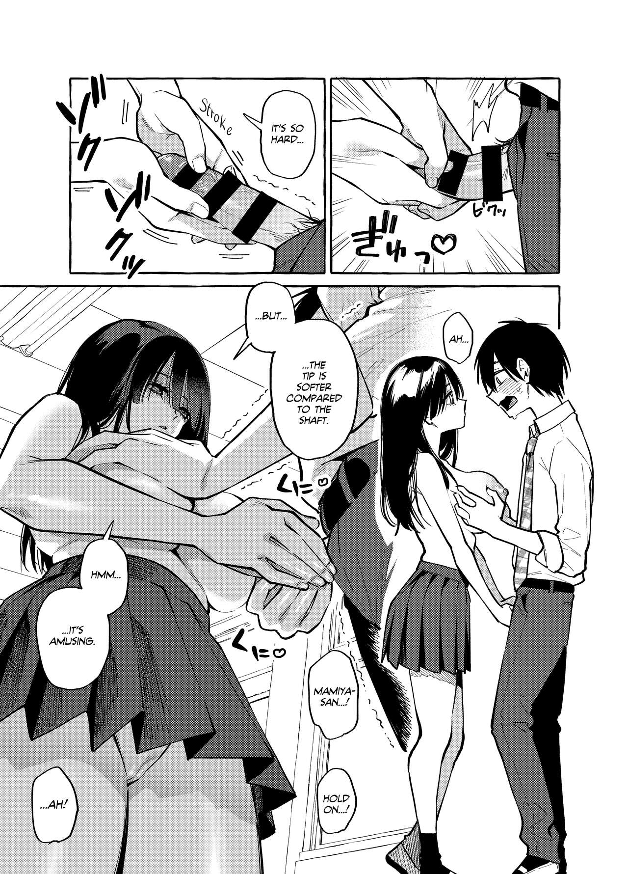 Tonari no Seki no Mamiya-san - Mamiya shows off her boobs. page 20