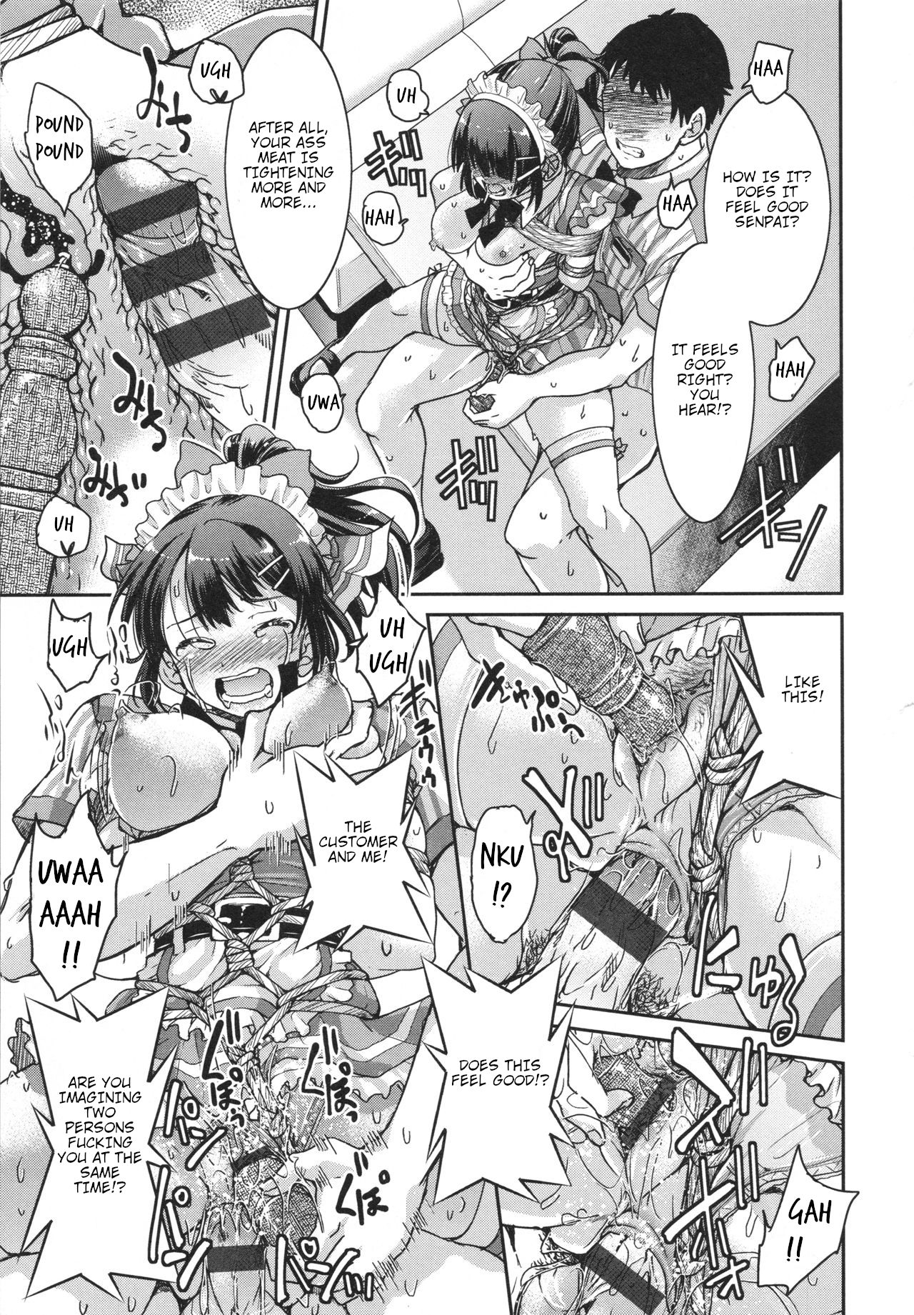 Toretate Famiresu Senpai wo Gyuutto Shibatta Gochisou Don page 31