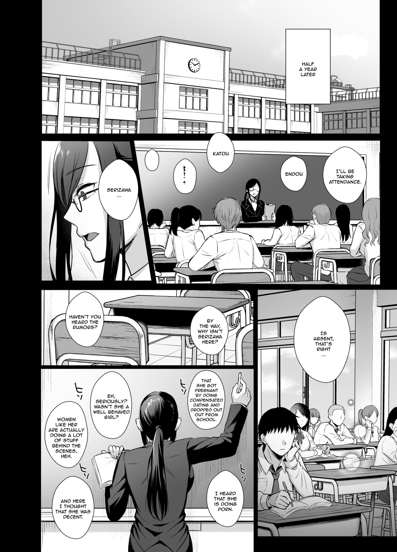 Toshoshitsu no Kanojo 4 ~Seiso na Kimi ga Ochiru made~ page 27