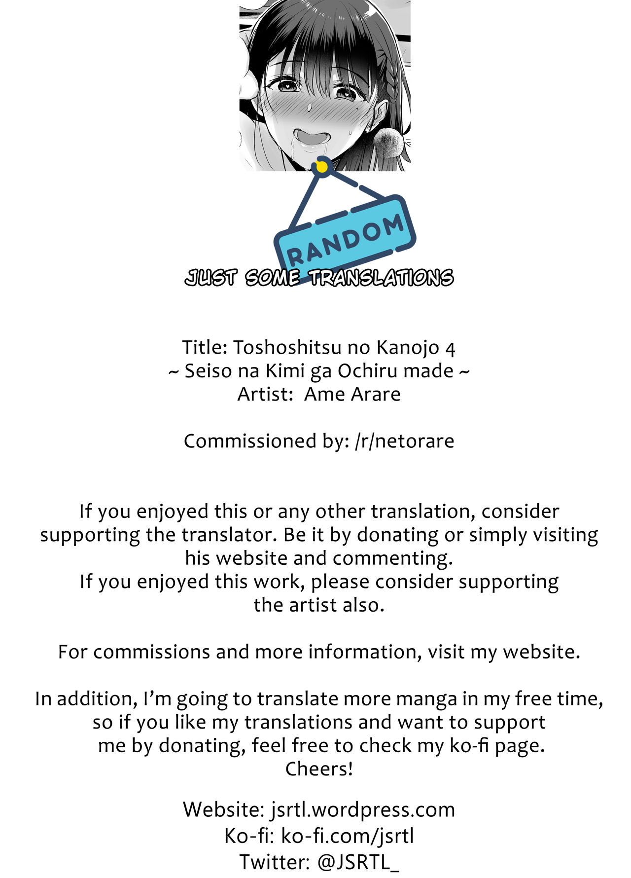 Toshoshitsu no Kanojo 4 ~Seiso na Kimi ga Ochiru made~ page 39