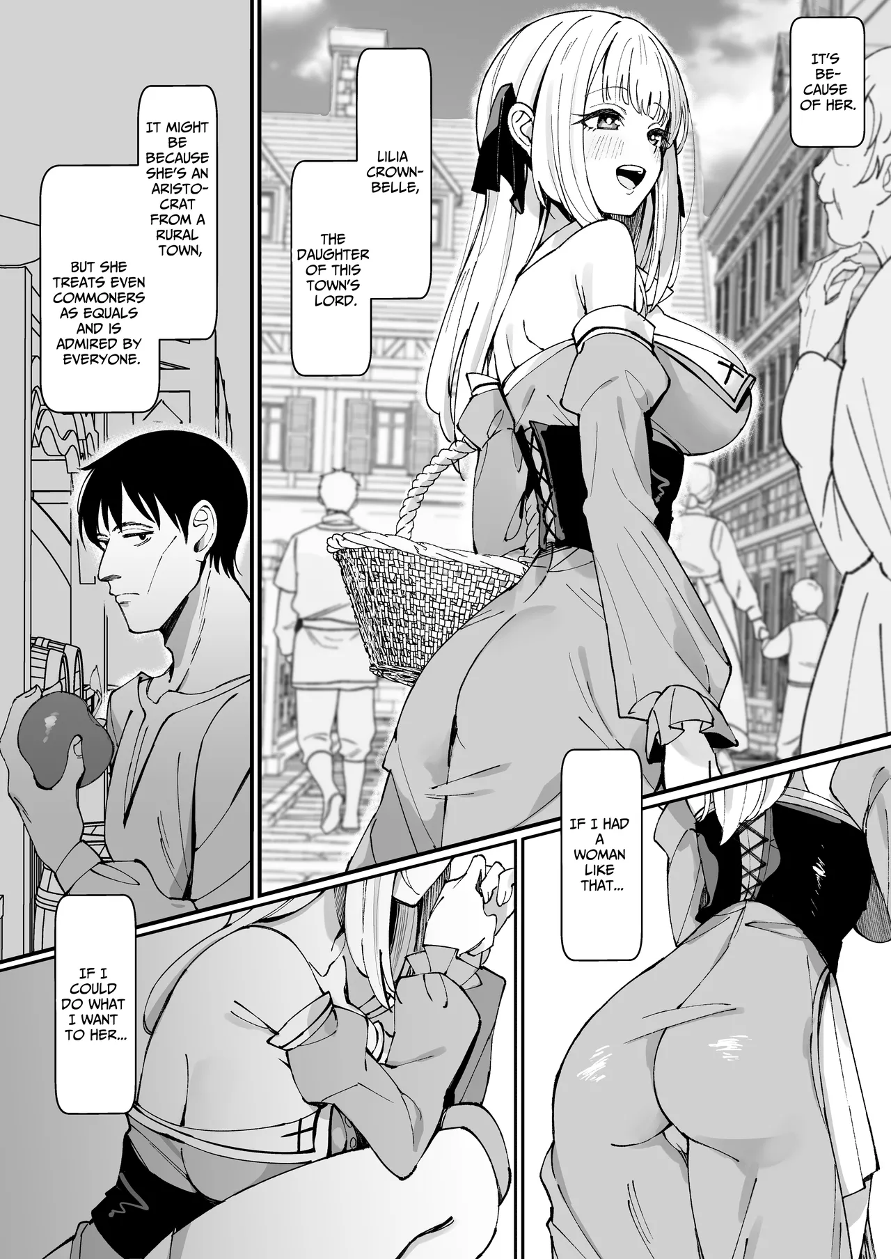 TOTAL DEFEAT ~preciously raised noble family daughter begs for commoner dick~ page 4