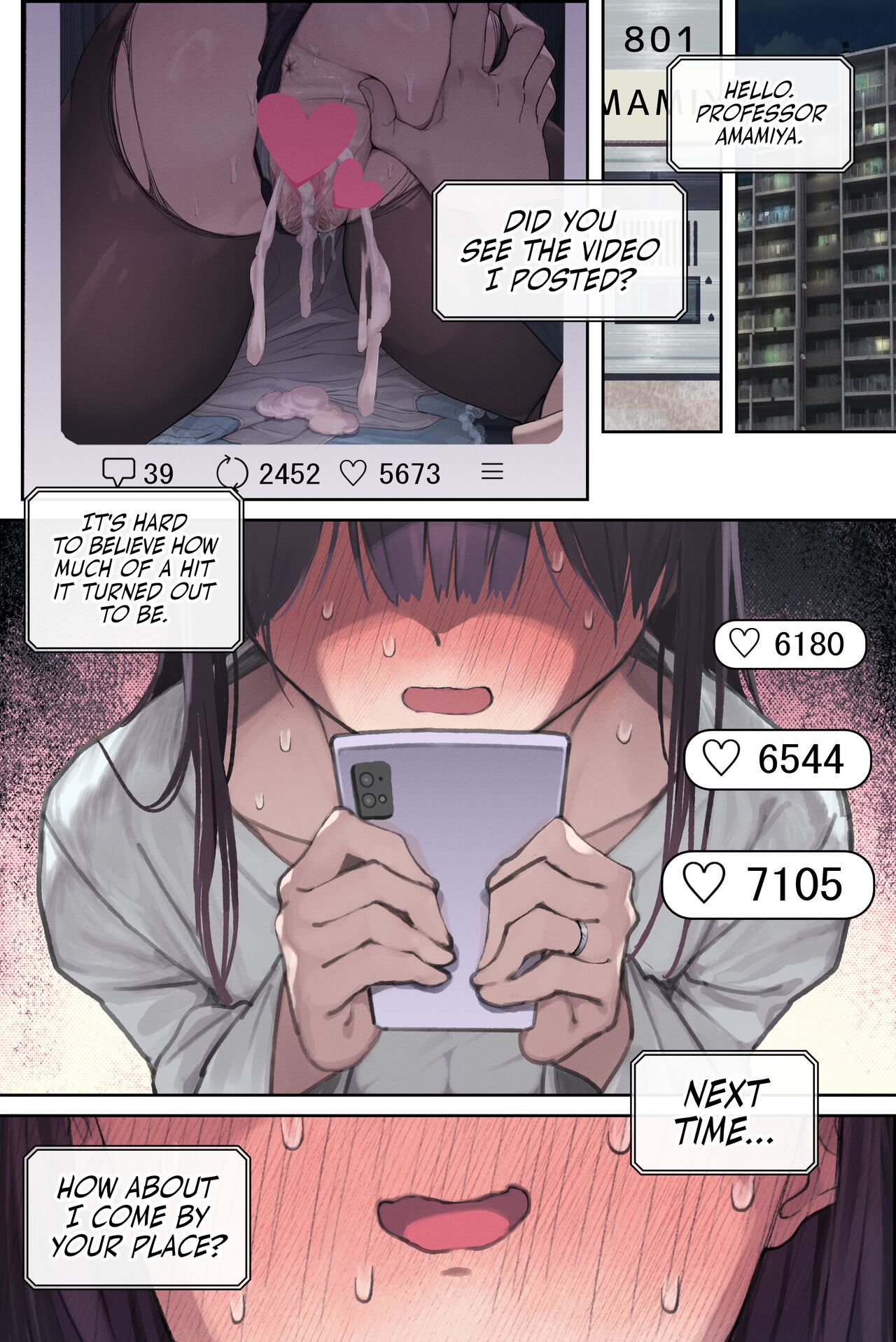 Touko Amamiya: Wife, Scholar, Professor in HEAT page 56