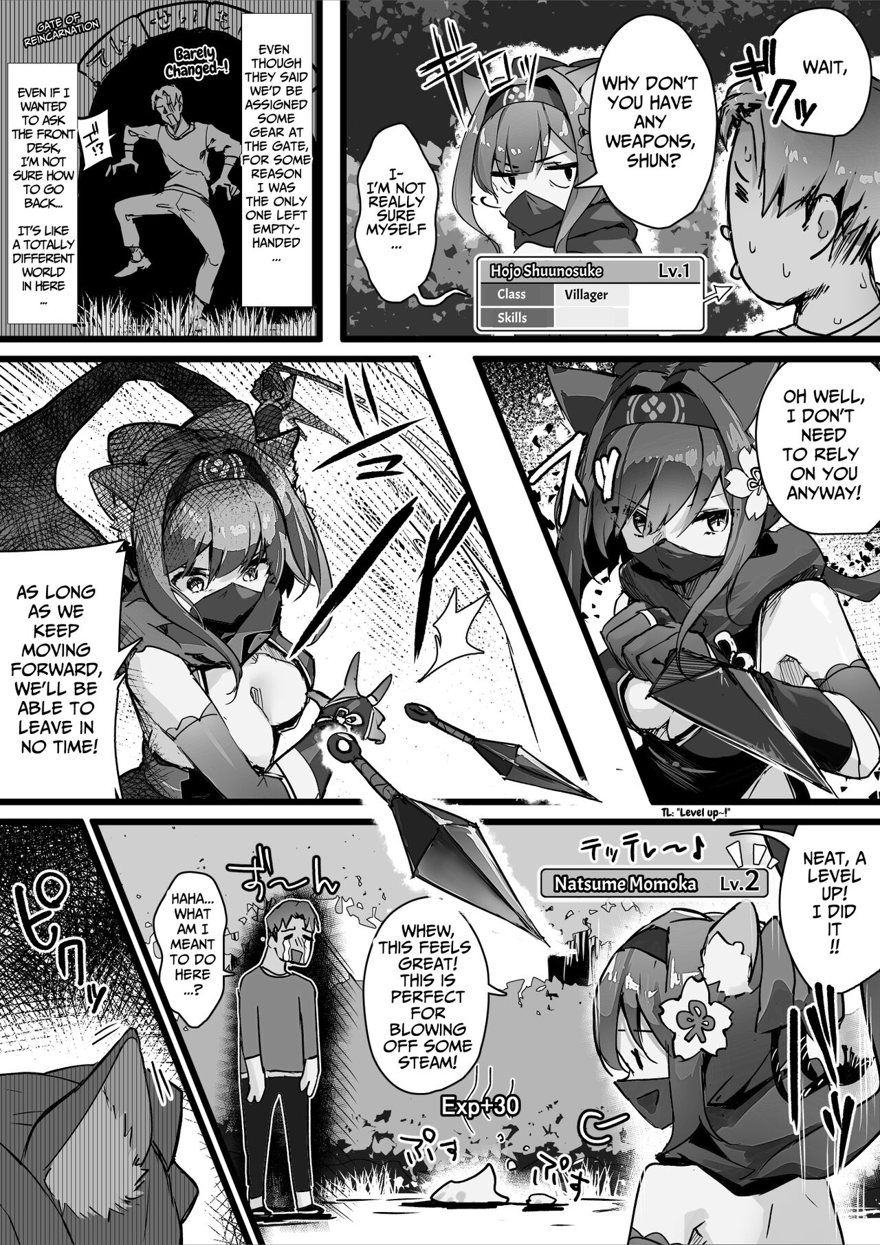 Tower of a Hundred Impurities Part One: A Kunoichi's battle against Slimes page 6