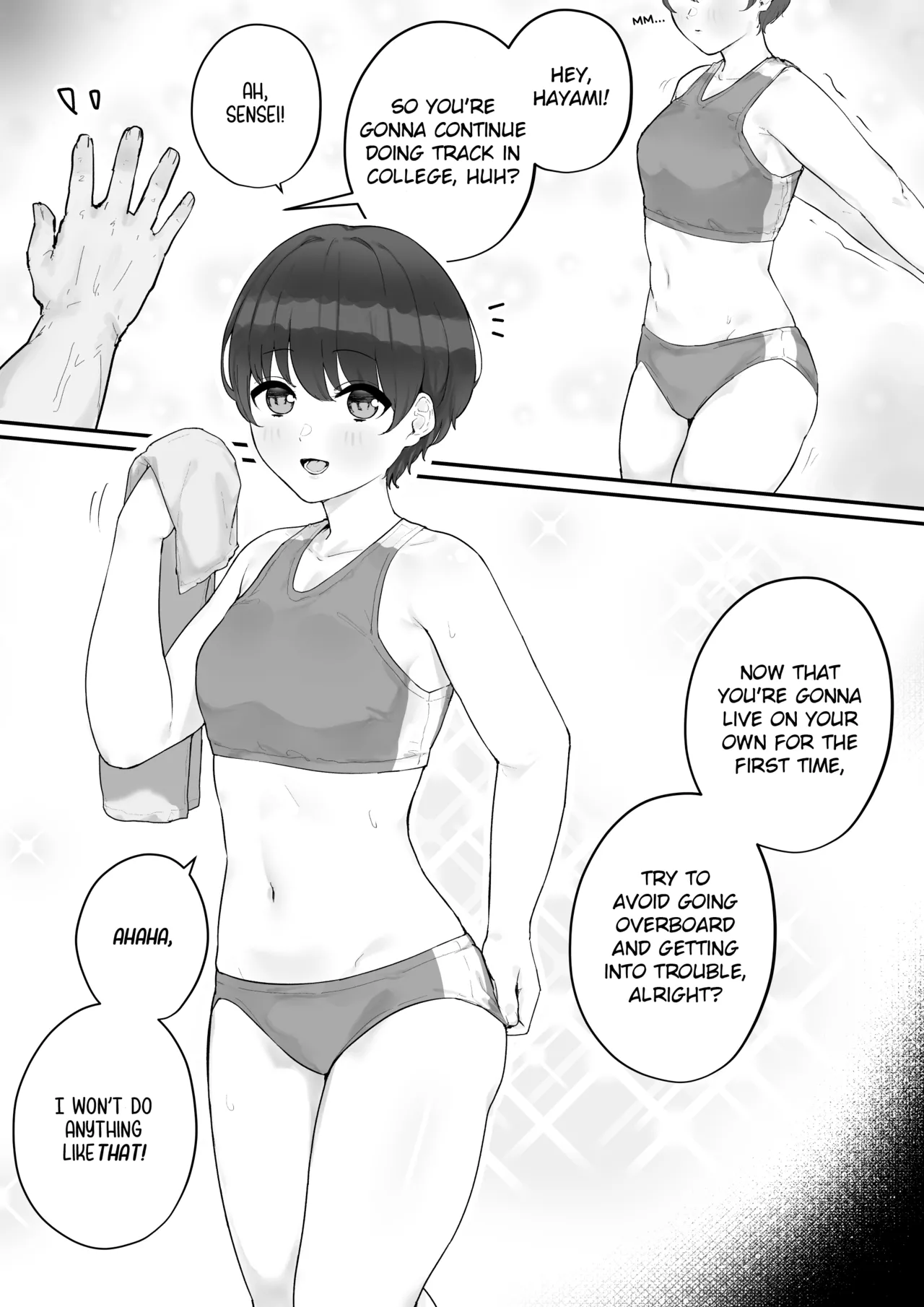 Track Team Girl page 1