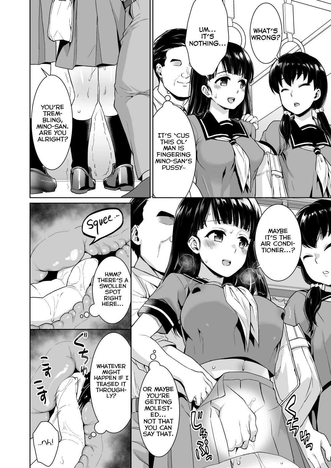 Train Molesting of a Normal Girl Who Can't Refuse page 10