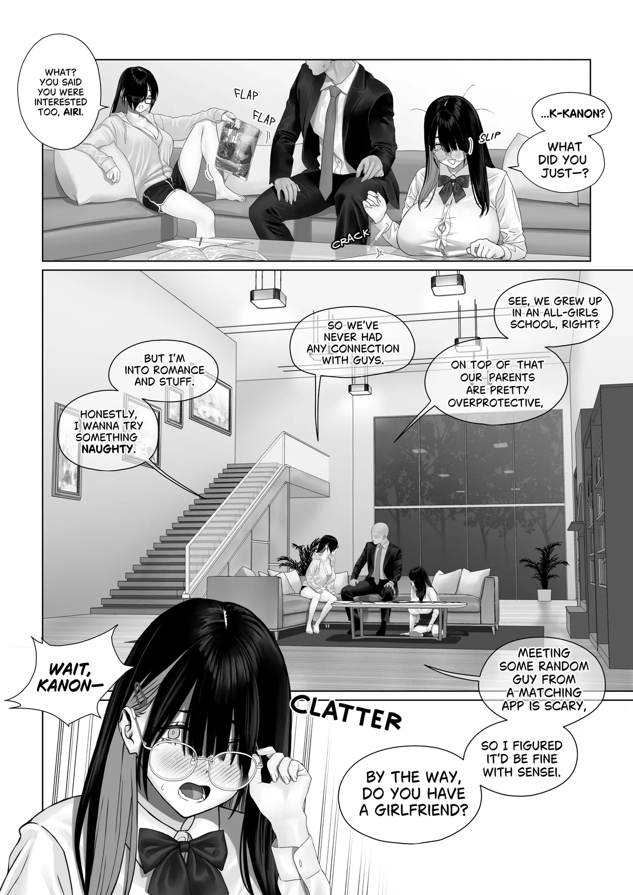 Training the Busty Sisters page 3