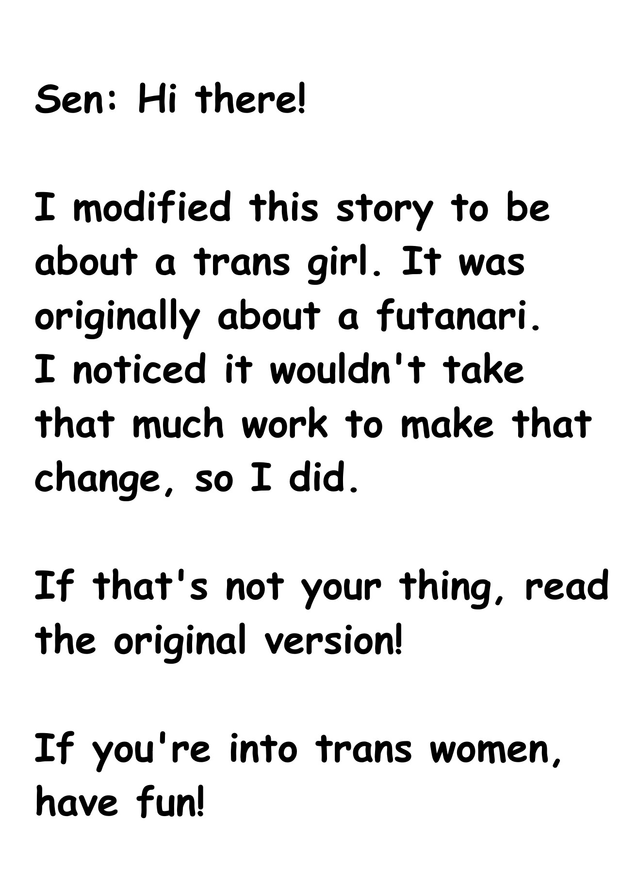 [Trans girl rewrite] A Trans Girl In Sexual Need Is a Fuckbuddy page 2