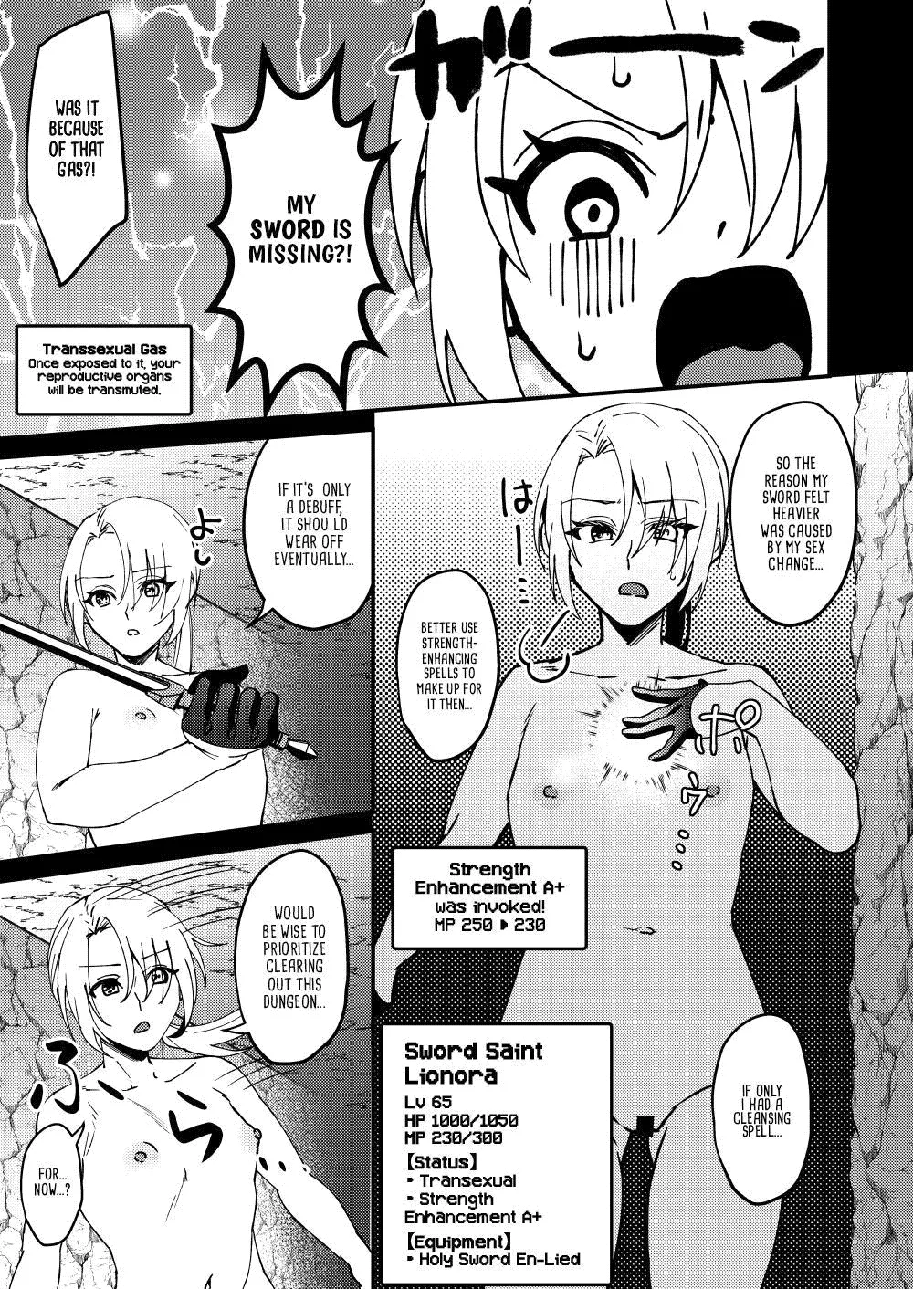 Transexual Transformation!? Femcorrupting Erotic Trap Dungeon!!! page 8