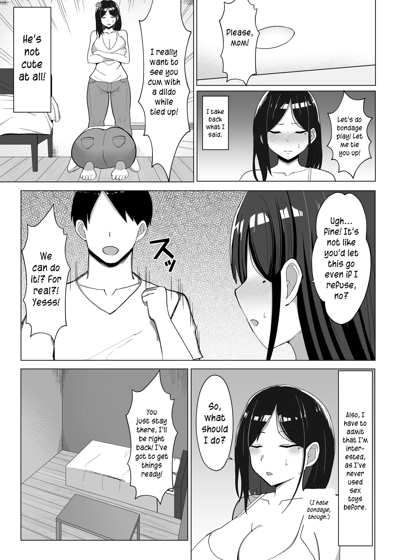 Trapped in a room until we've had enough sex, part 2 ~My annoying mother and me, in my rebellious phase~ page 16