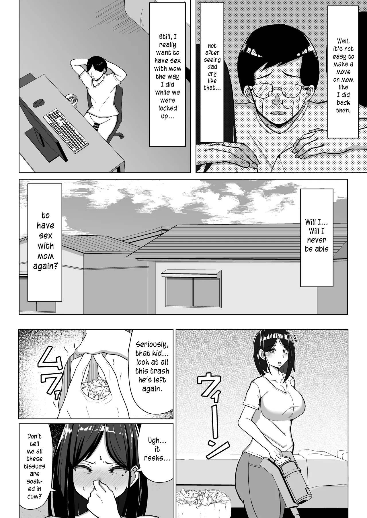 Trapped in a room until we've had enough sex, part 2 ~My annoying mother and me, in my rebellious phase~ page 47