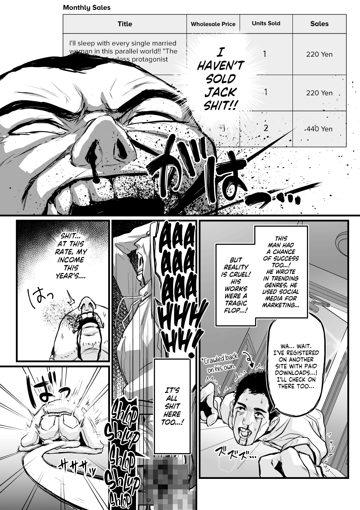 [True Account!] The Man Whose DL Doujins Sold So Poorly He Turned Into A Brat page 5