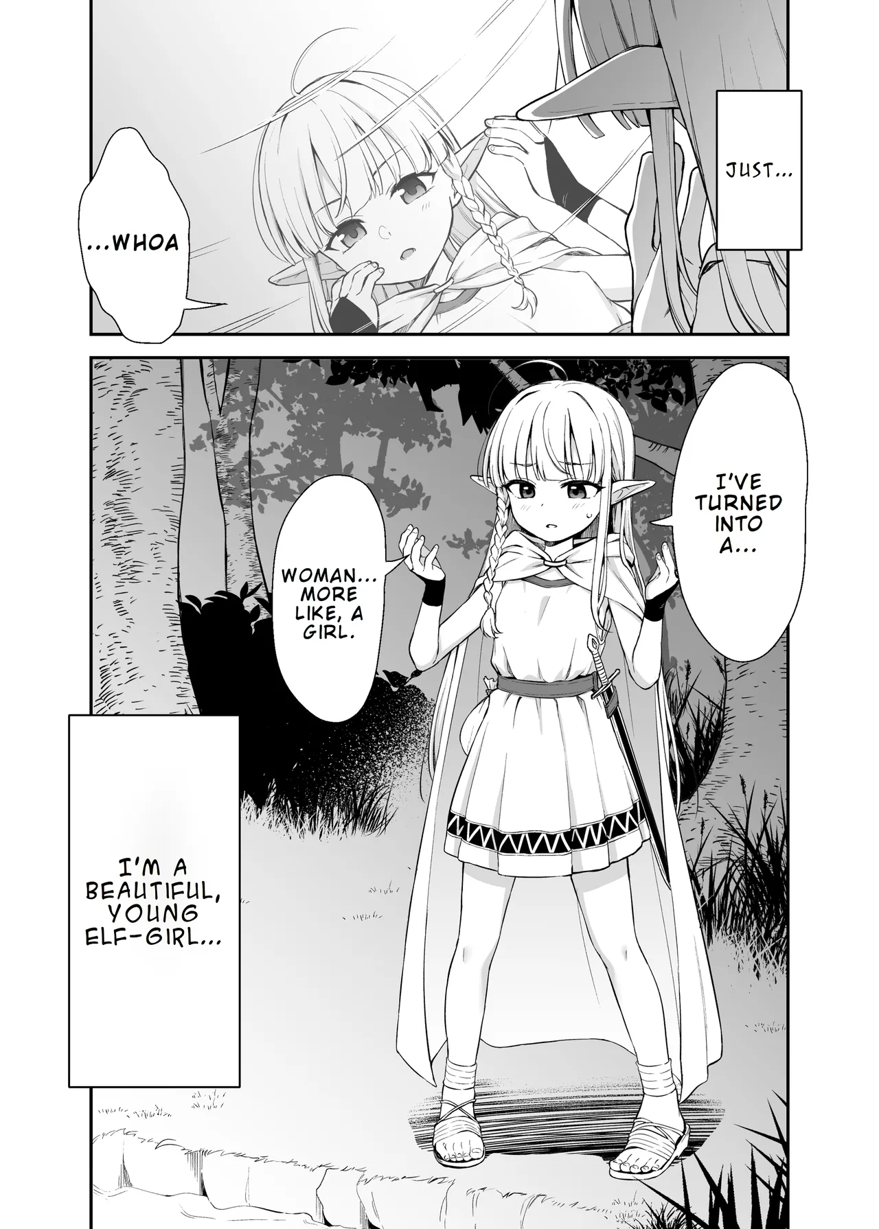 TS Loli Oji-san wa Isekai de Haiboku Suru + C106 Omakebon page 12