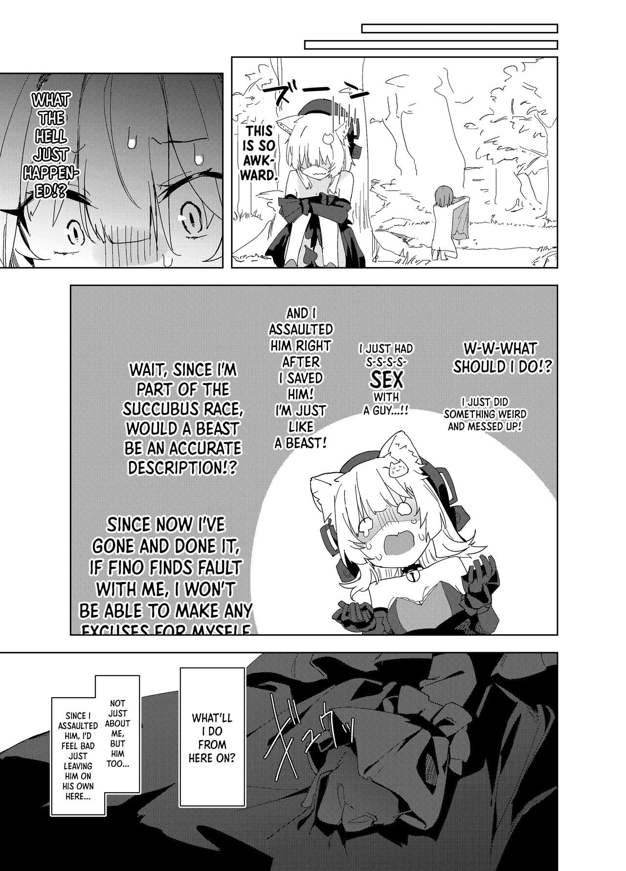 TS Neko Succubus-san wa Sakusei Nante Shitakunai! - The TS Cat Succubus Doesn't Want to Extract Semen! page 21