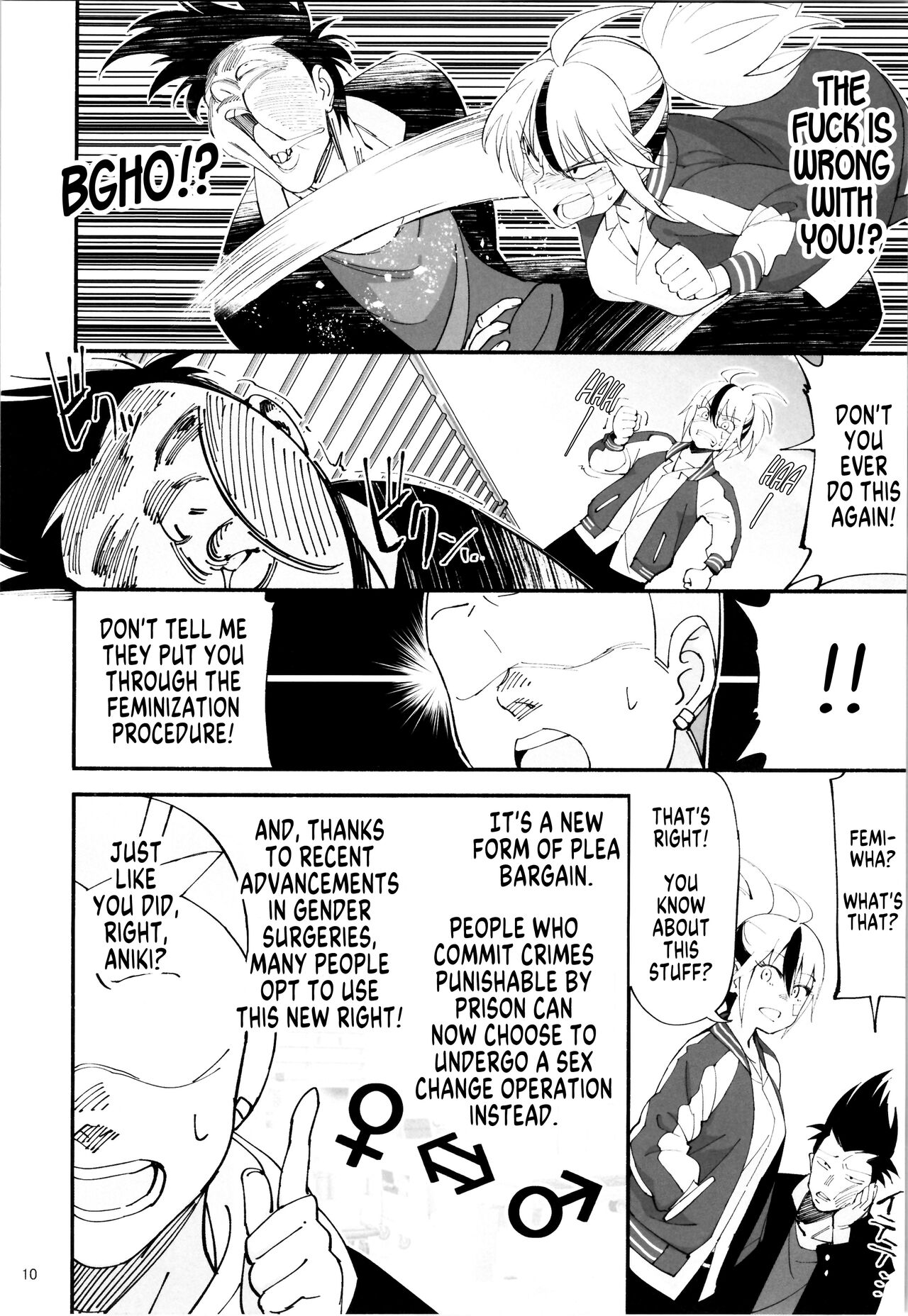 TS? NTR? Imma Kick Your Ass! page 8