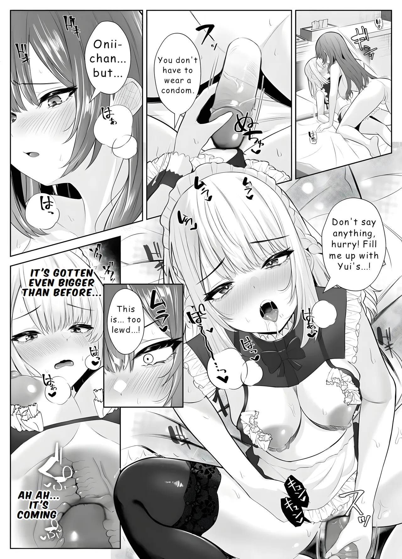 TS Onii-chan ~Futanari Imouto to no Ecchi Kinshi o Chikatta noni Gaman Dekizu ni Osoi ni Kuru Hanashi~ page 38