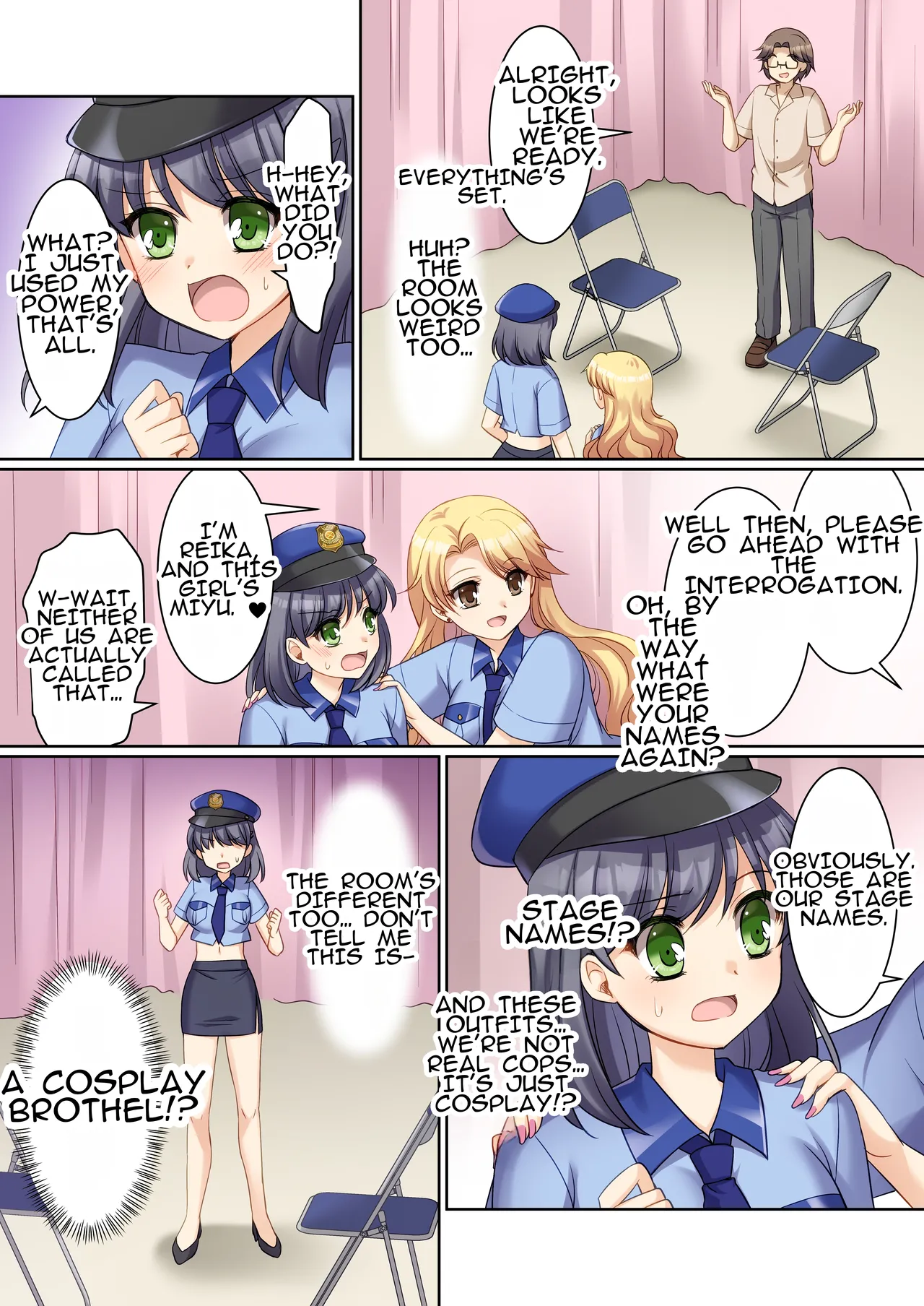 TS Reality Alteration ~Police Officer ♂ Becomes New Cosplayer Prostitute ♀~ page 5