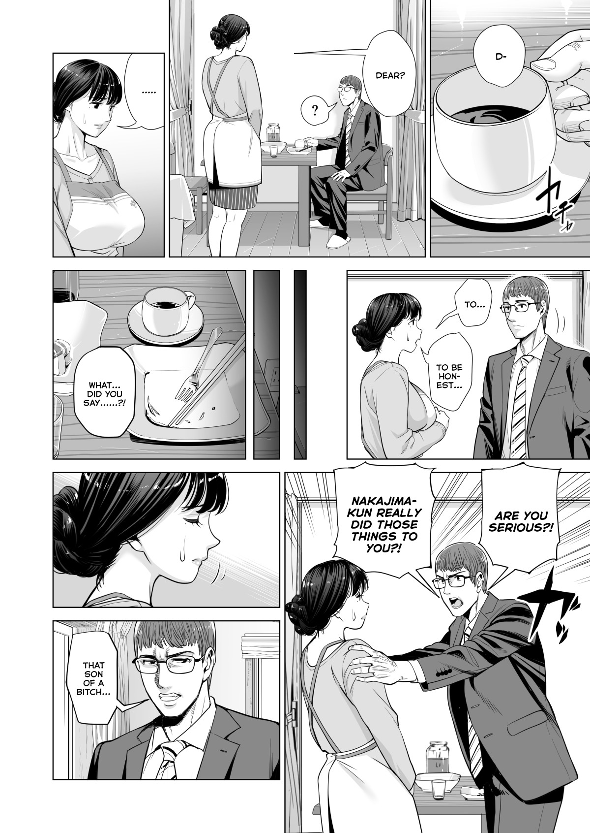 Tsukiyo no Midare Zake (Kouhen) Moonlit Intoxication ~ A Housewife Stolen by a Coworker Besides her Blackout Drunk Husband ~ Chapter 2 page 23