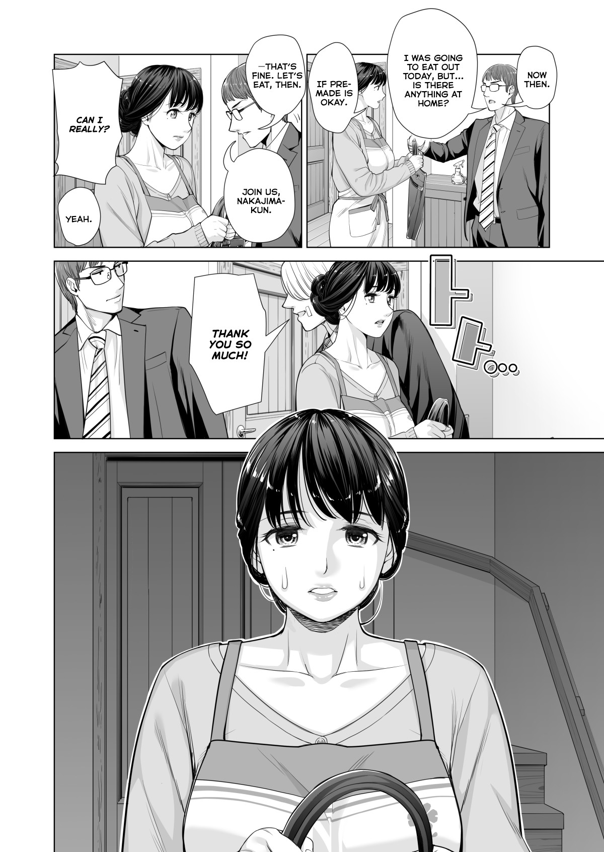 Tsukiyo no Midare Zake (Kouhen) Moonlit Intoxication ~ A Housewife Stolen by a Coworker Besides her Blackout Drunk Husband ~ Chapter 2 page 29