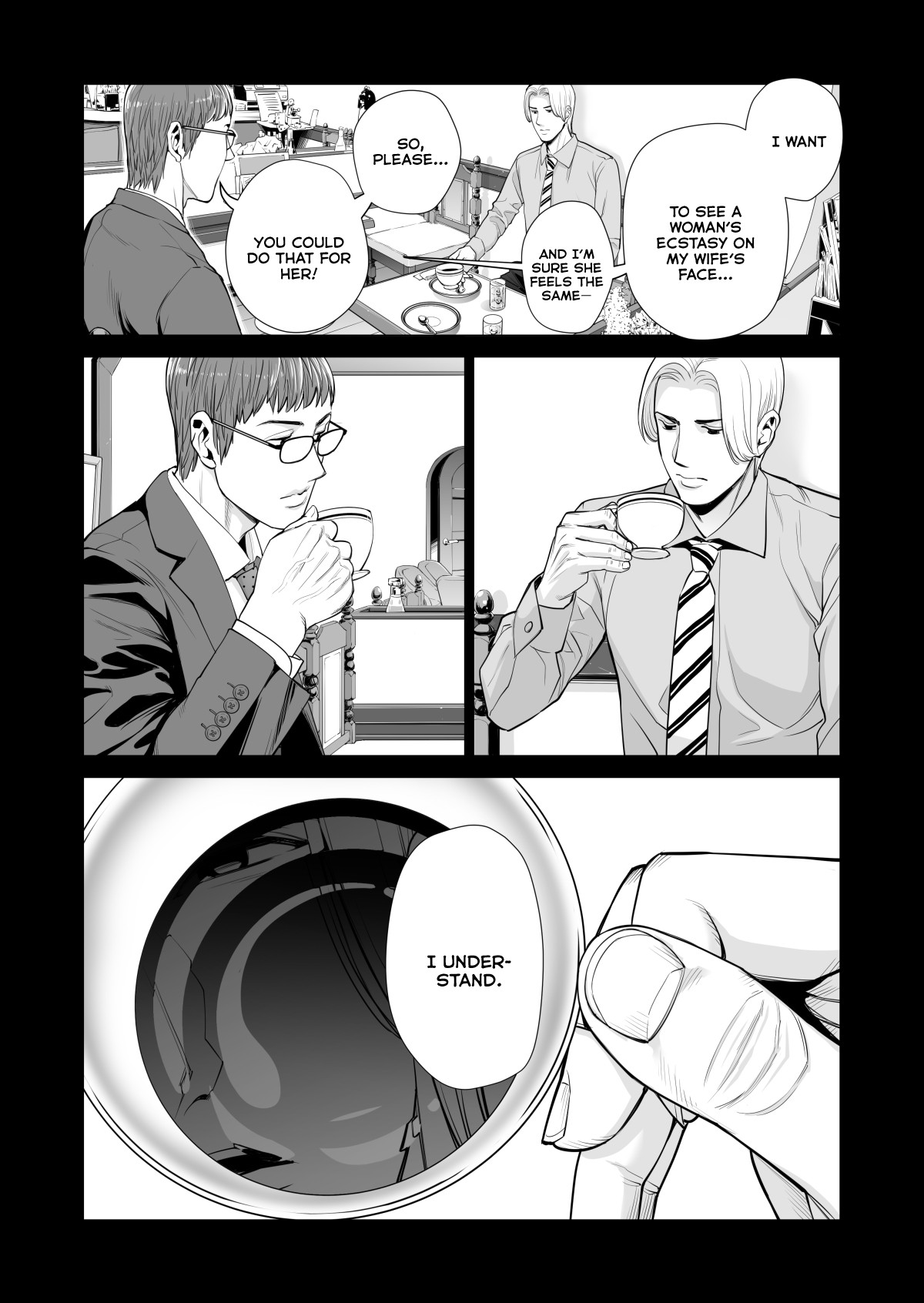 Tsukiyo no Midare Zake (Kouhen) Moonlit Intoxication ~ A Housewife Stolen by a Coworker Besides her Blackout Drunk Husband ~ Chapter 2 page 48