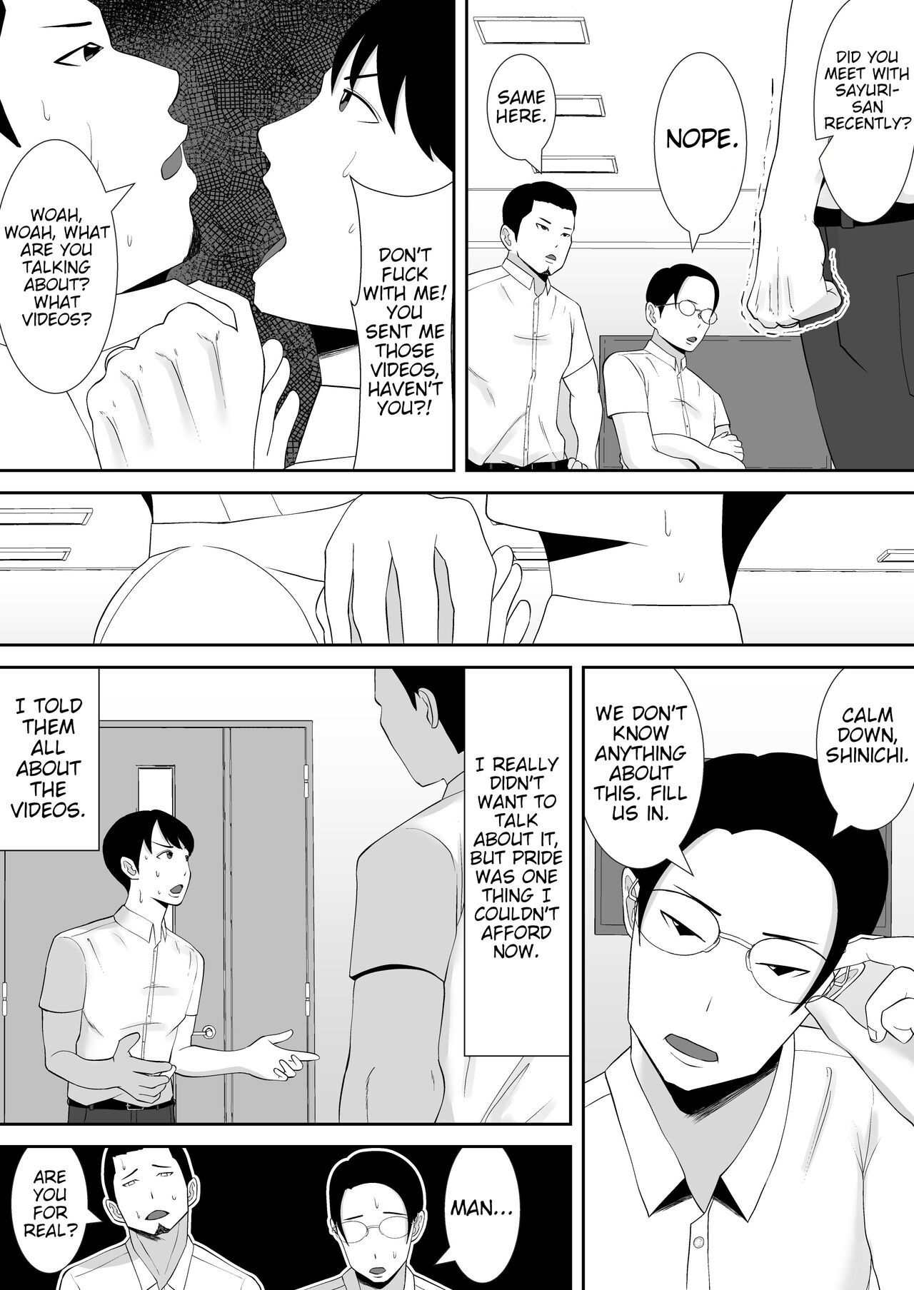 Tsuma no Douga ga Okuraretekimasu ~Dekachin Zetsurin Fukumen Otoko ni Netorareta MuchiMuchi Kyonyuu Seiso Tsuma~ page 36